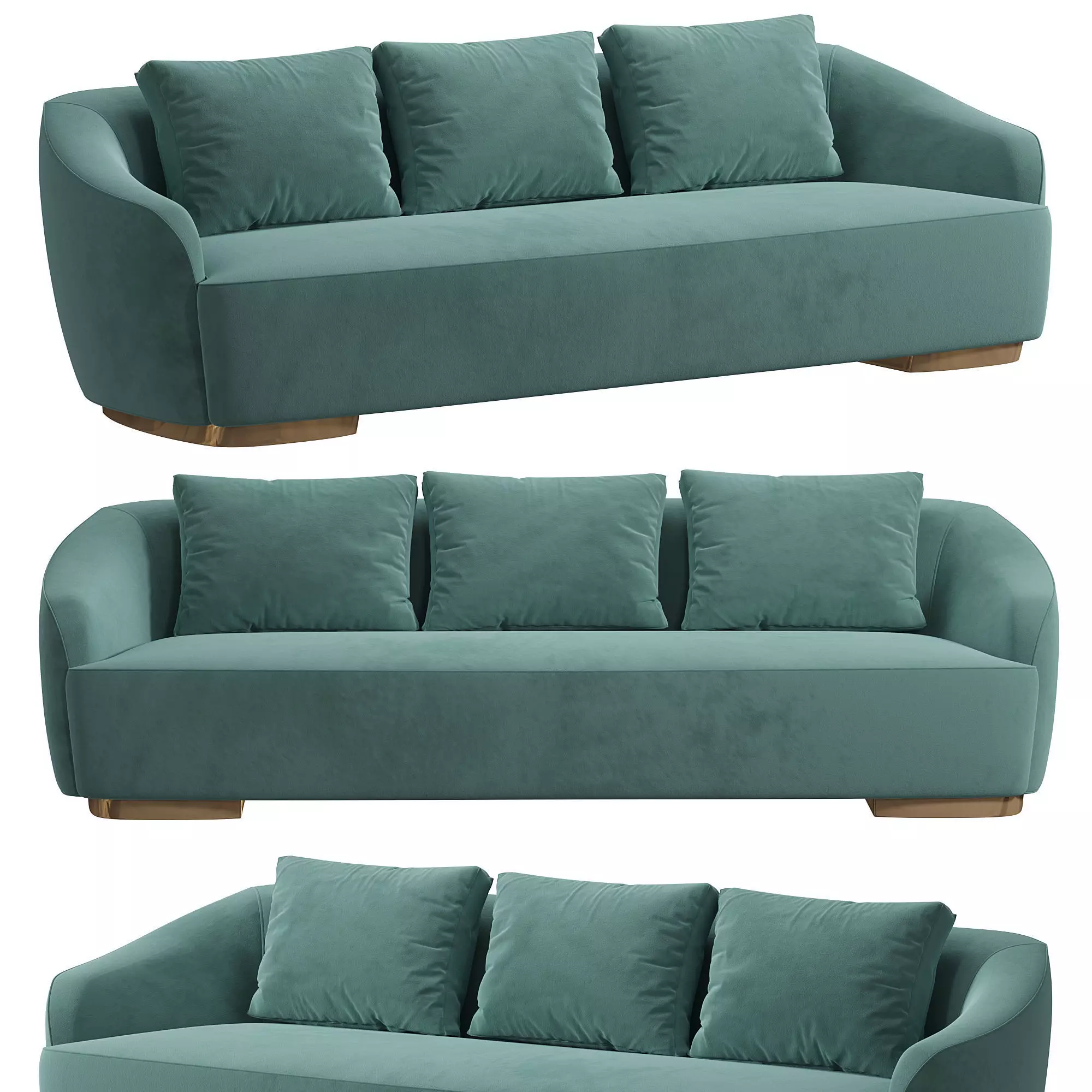 Kyoto Sofa by Bodema 3D model_0