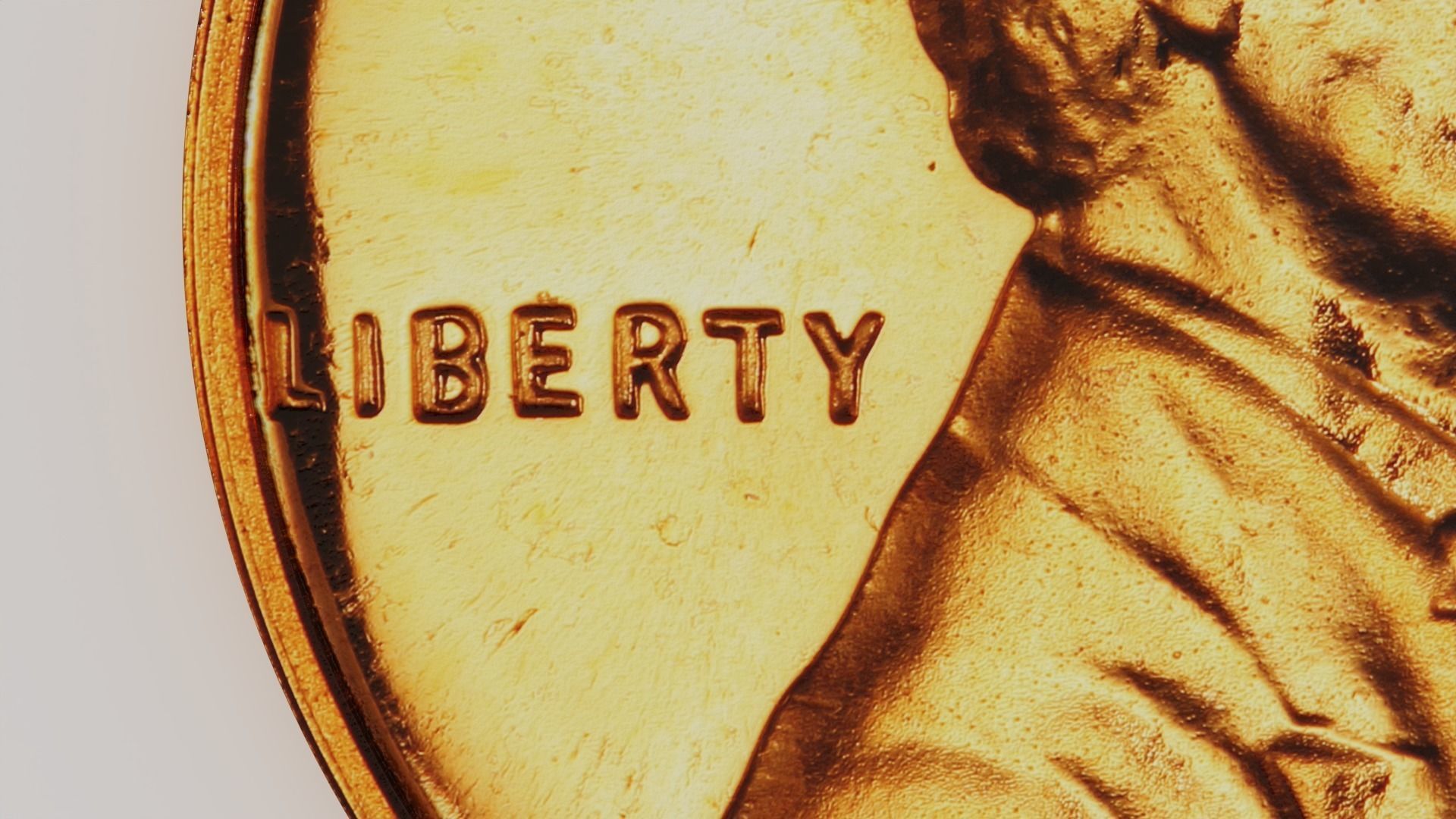 Penny Coin USA 3D model_10