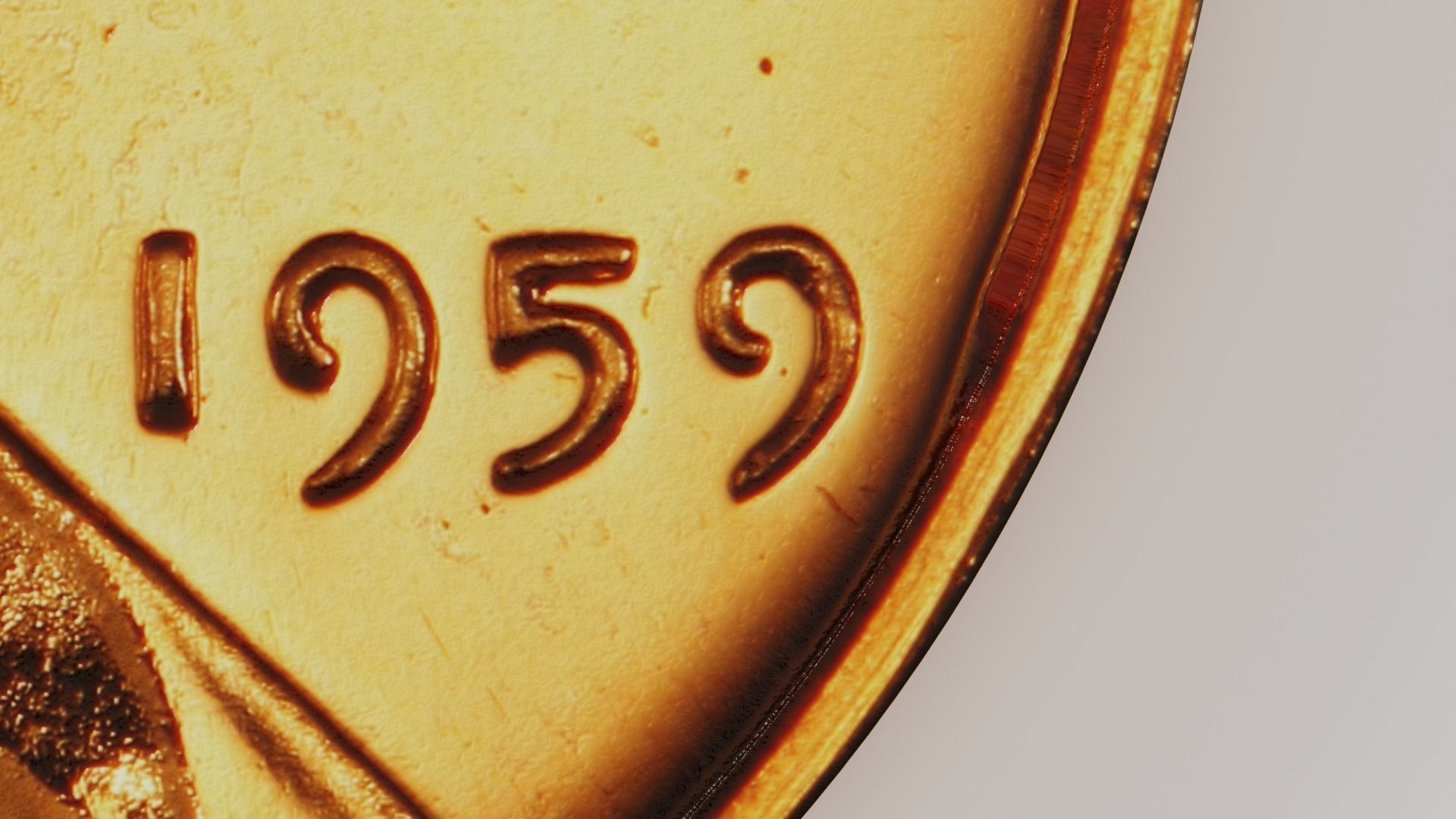 Penny Coin USA 3D model_11