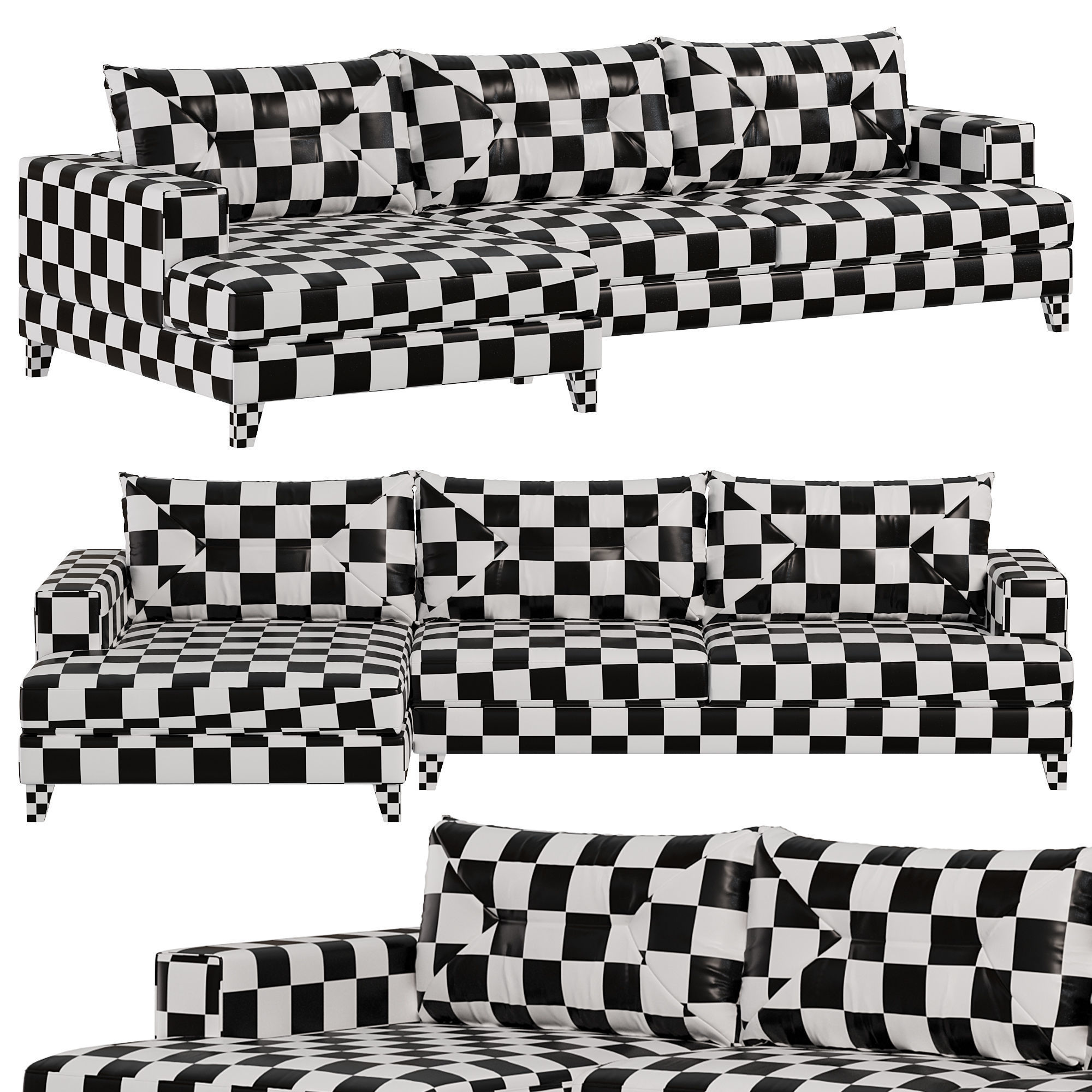  Douglas sofa by Bodema 3D model_4