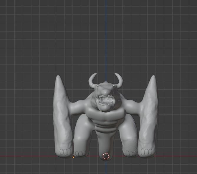 one of my nightmares idk Low-poly 3D model_2