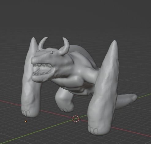 one of my nightmares idk Low-poly 3D model_1