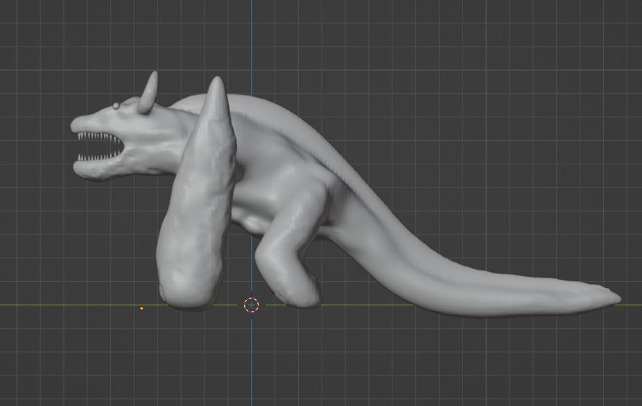 one of my nightmares idk Low-poly 3D model_3