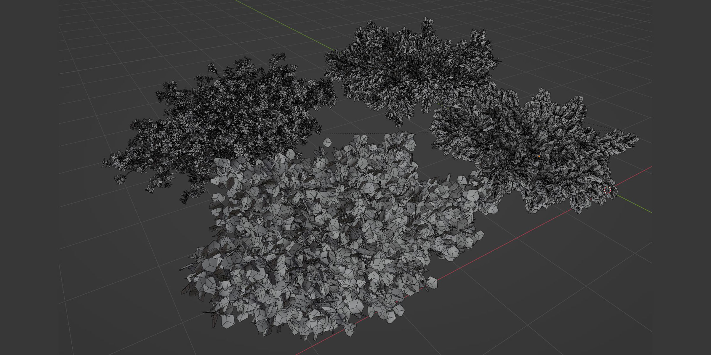 55 Bushes Collection-Blender-3DModel _86