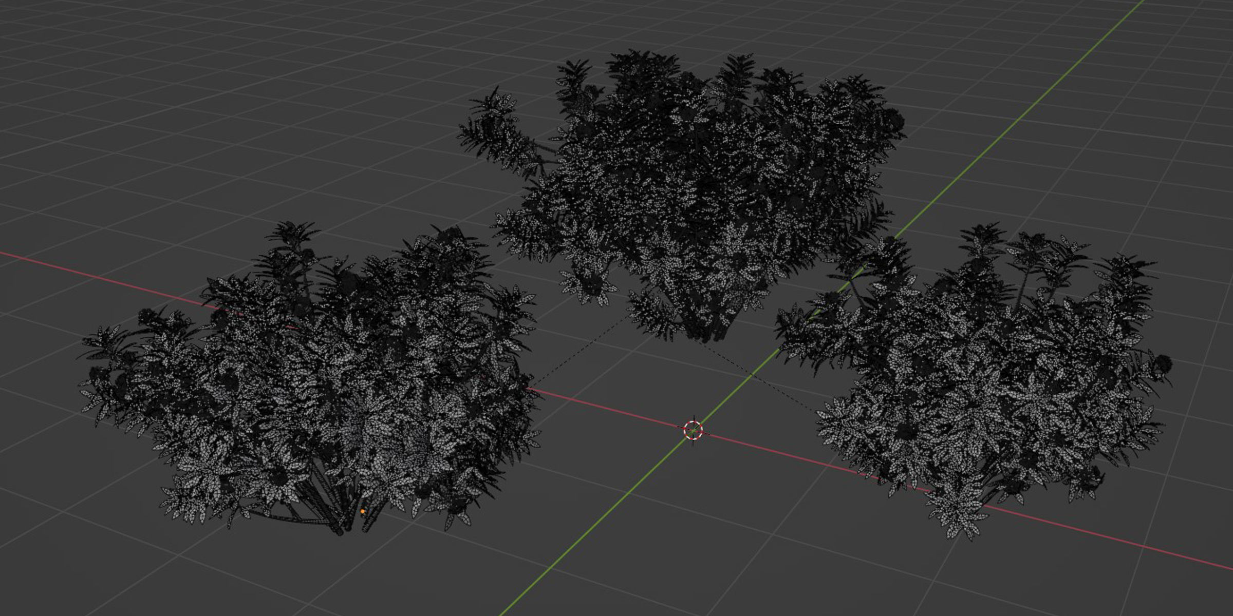 55 Bushes Collection-Blender-3DModel _91