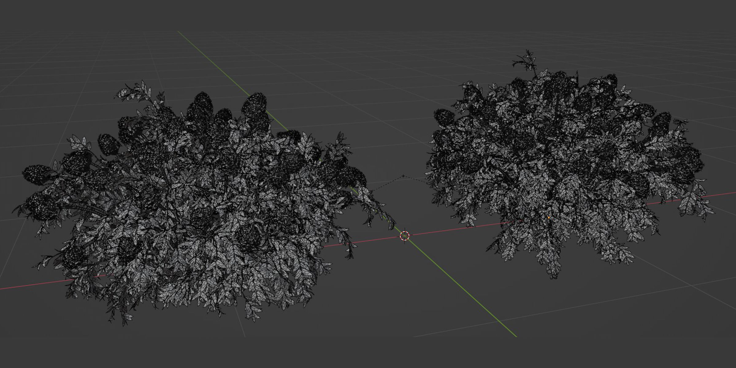 55 Bushes Collection-Blender-3DModel _85