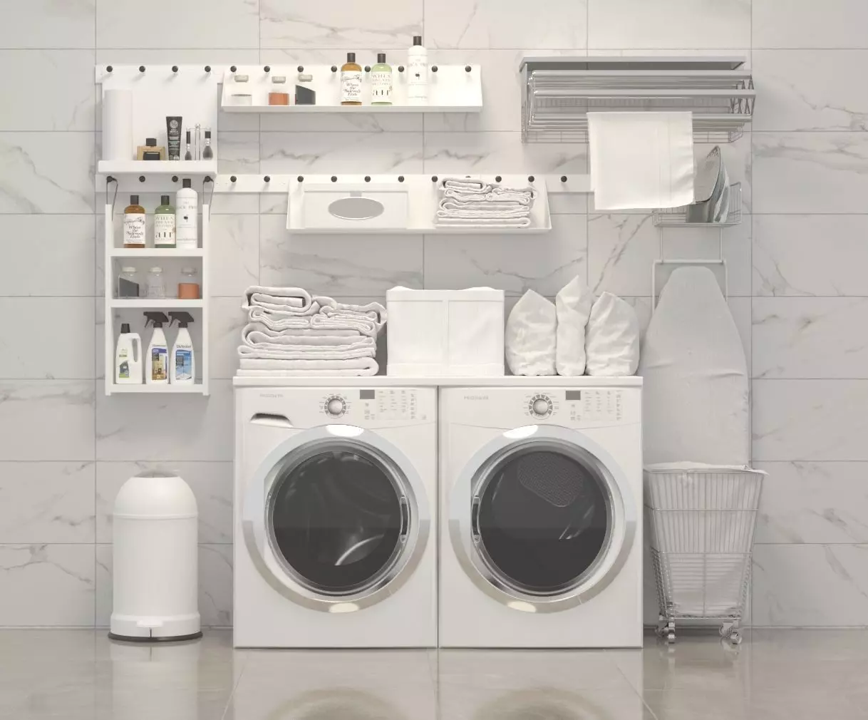 Laundry Room- Bathroom 3D model