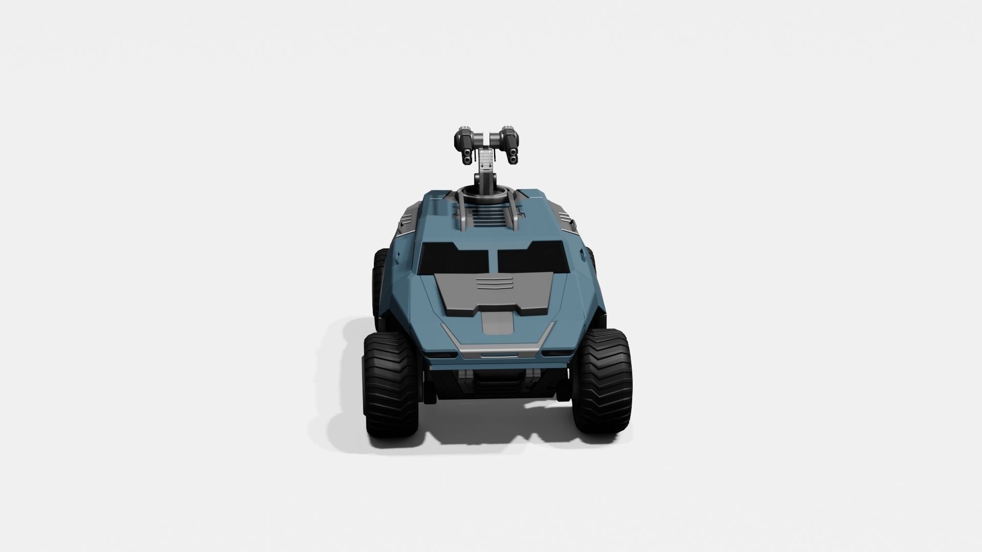 Battle Jeep Free 3D model_16