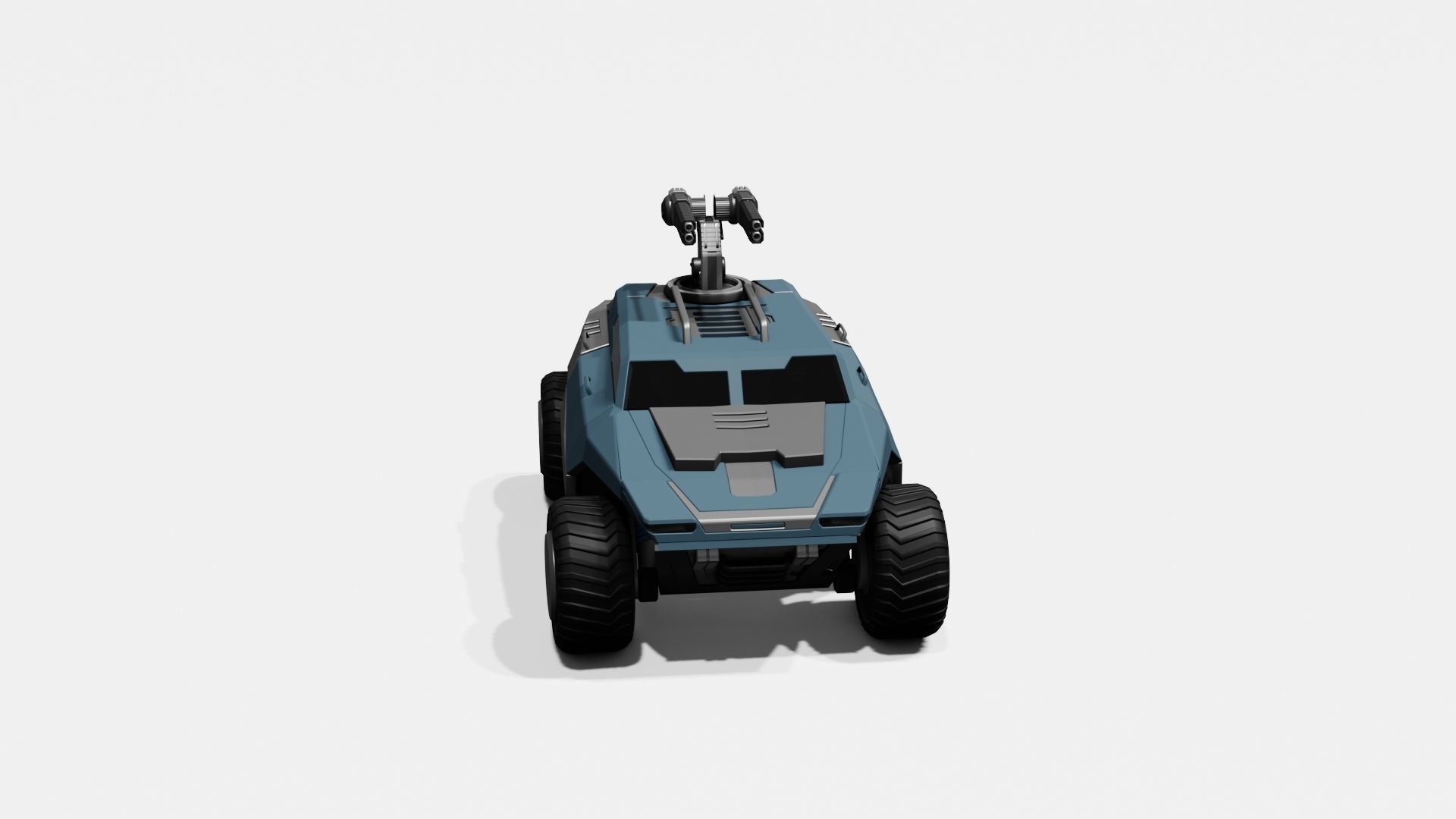 Battle Jeep Free 3D model_17