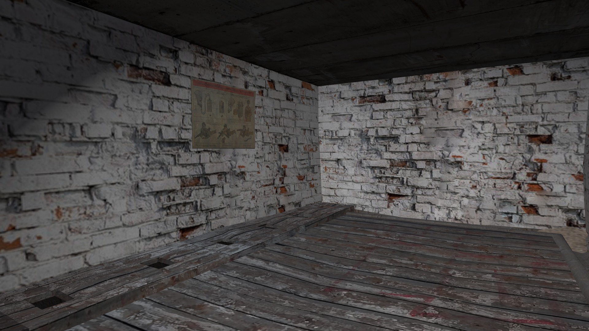 abandoned industrial site with underground bomb shelters Low-poly 3D model_20