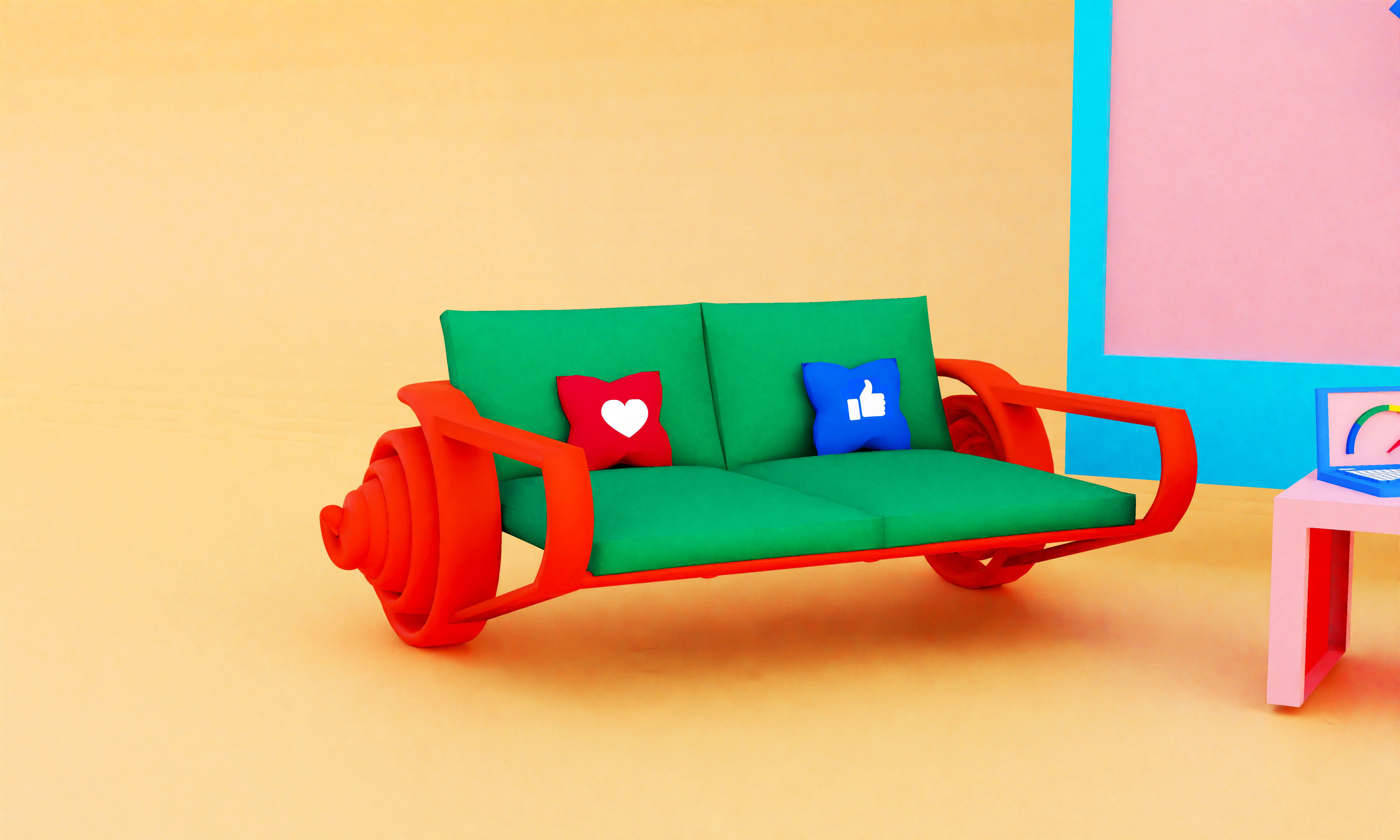 3D model 3D illustration UI UX design VR / AR / low-poly | CGTrader