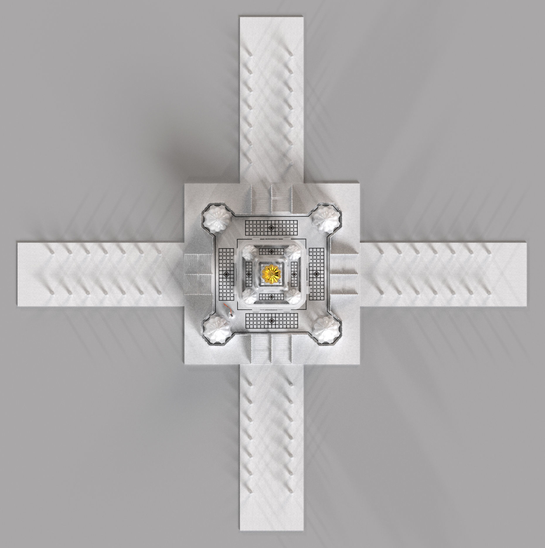 Gurudwara 3D Model 3D model_3