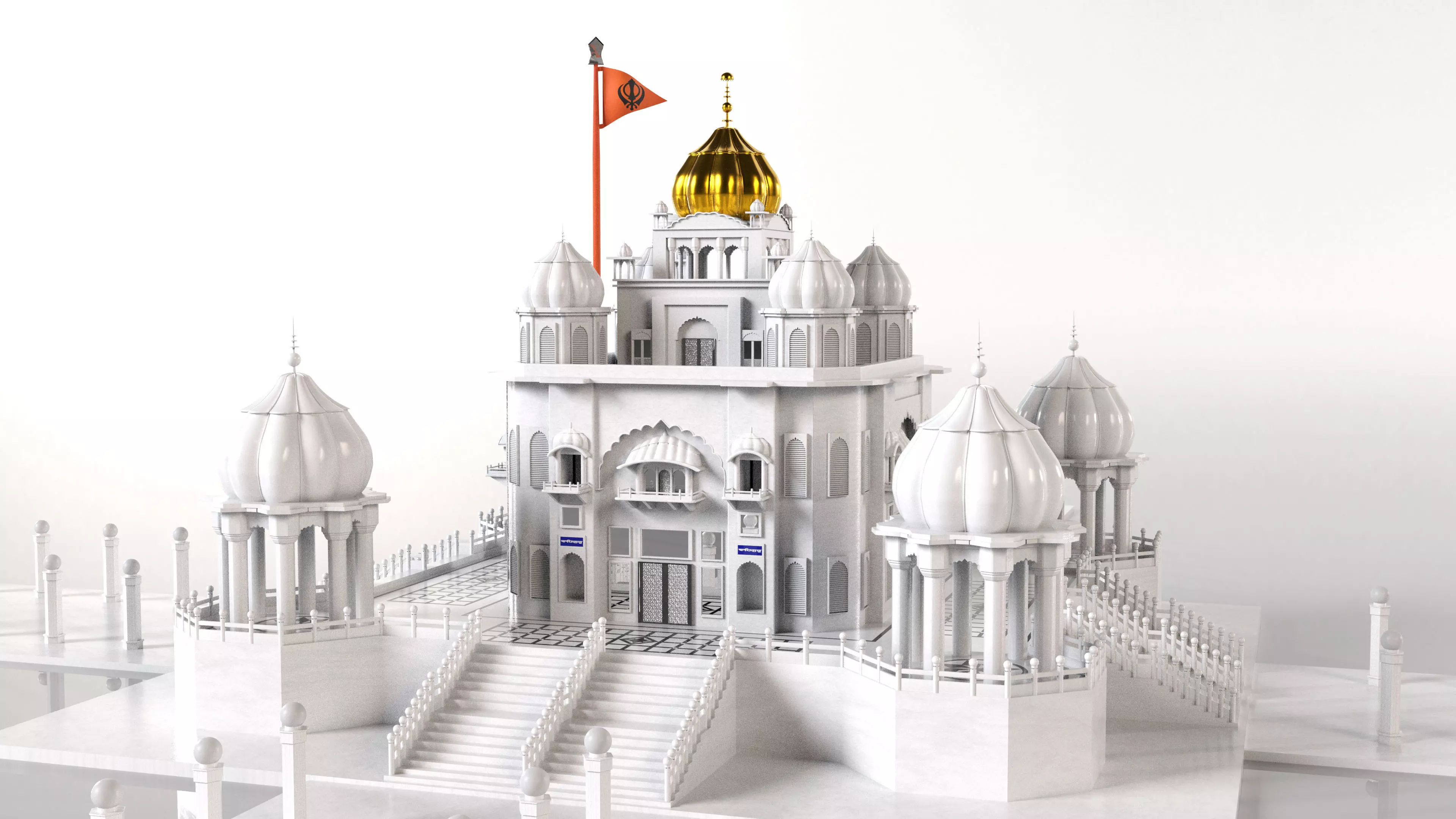 Gurudwara 3D Model 3D model_0