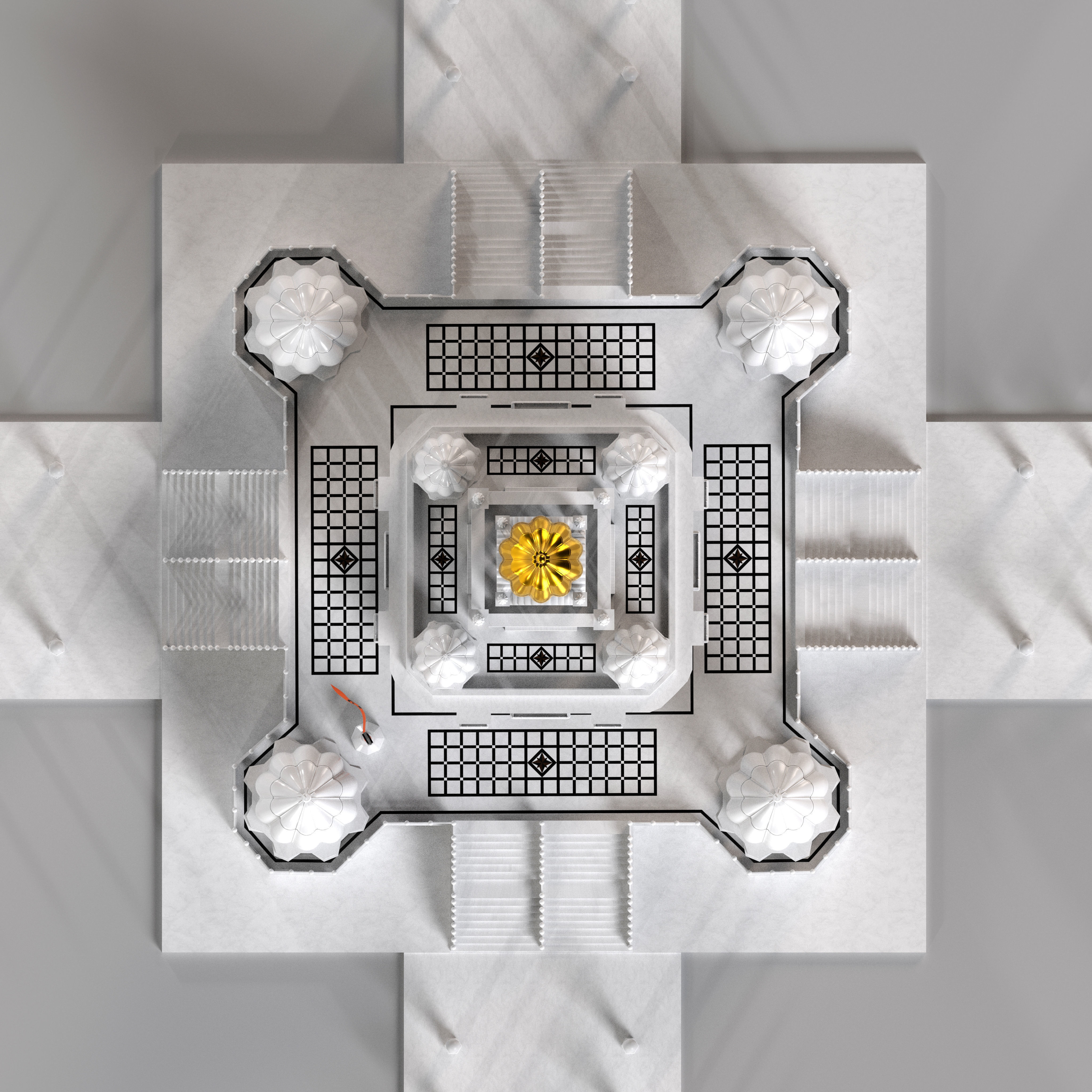 Gurudwara 3D Model 3D model_2