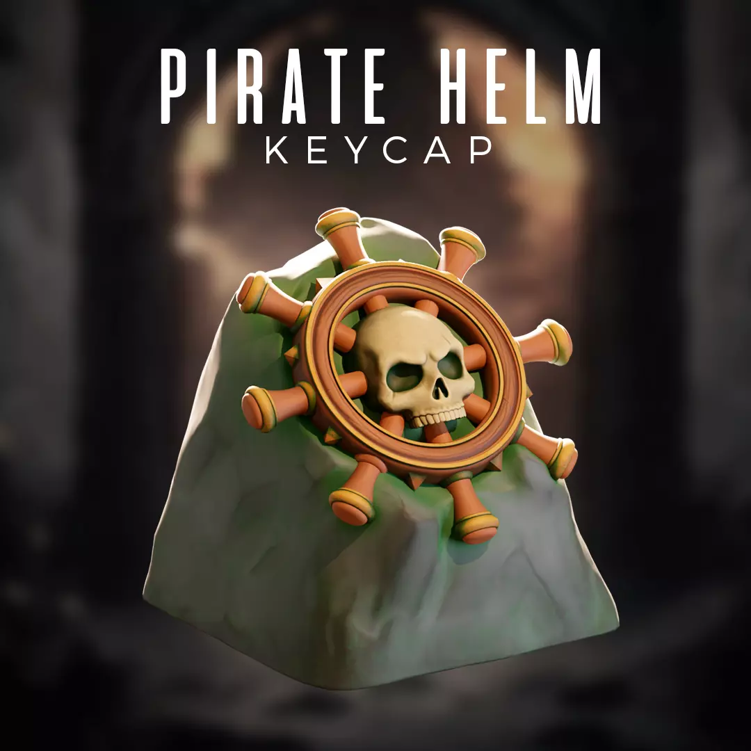 PIRATE HELM - KEYCAP TO PRINT 3D print model
