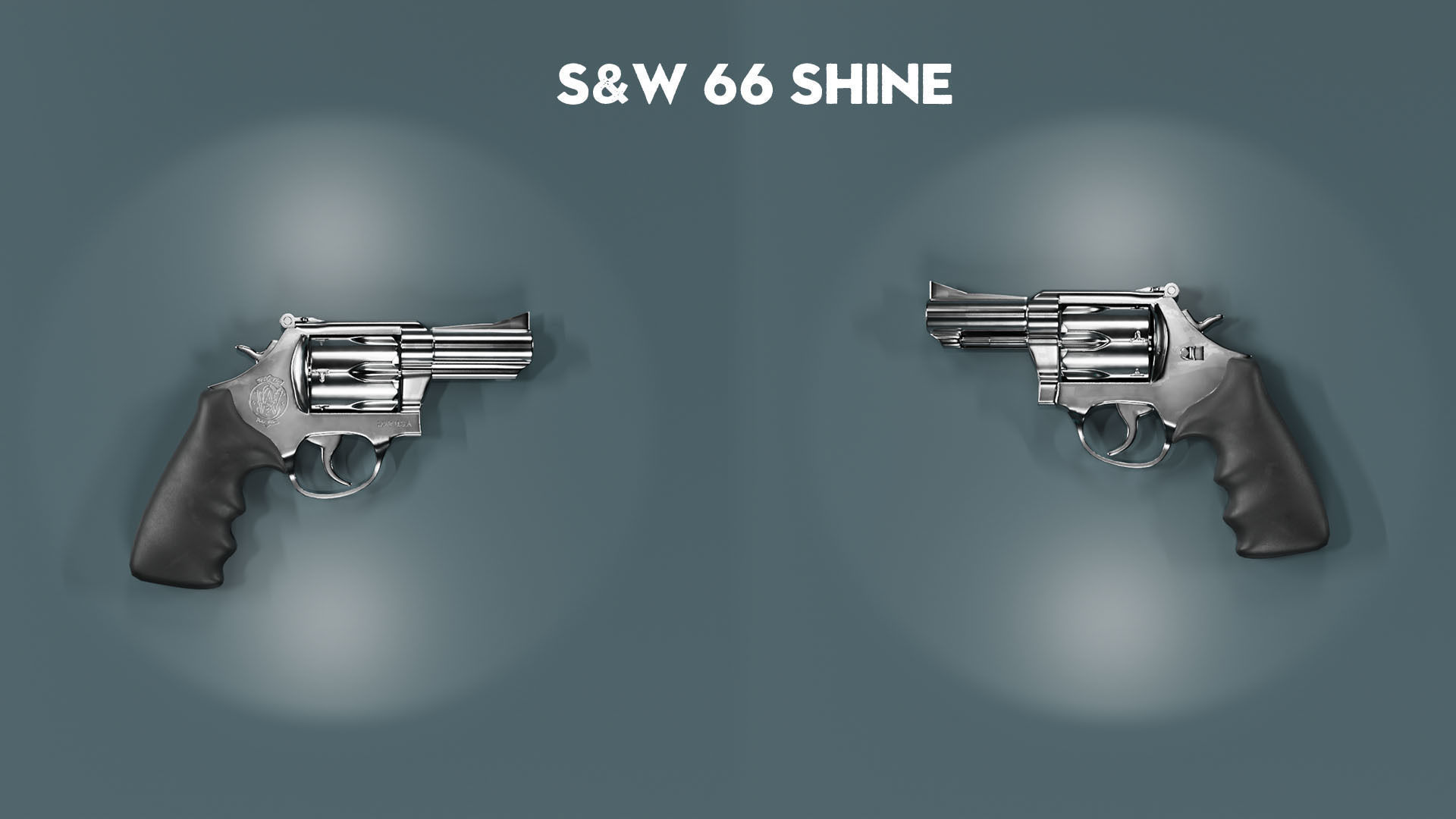 Revolver guns 3D model_10