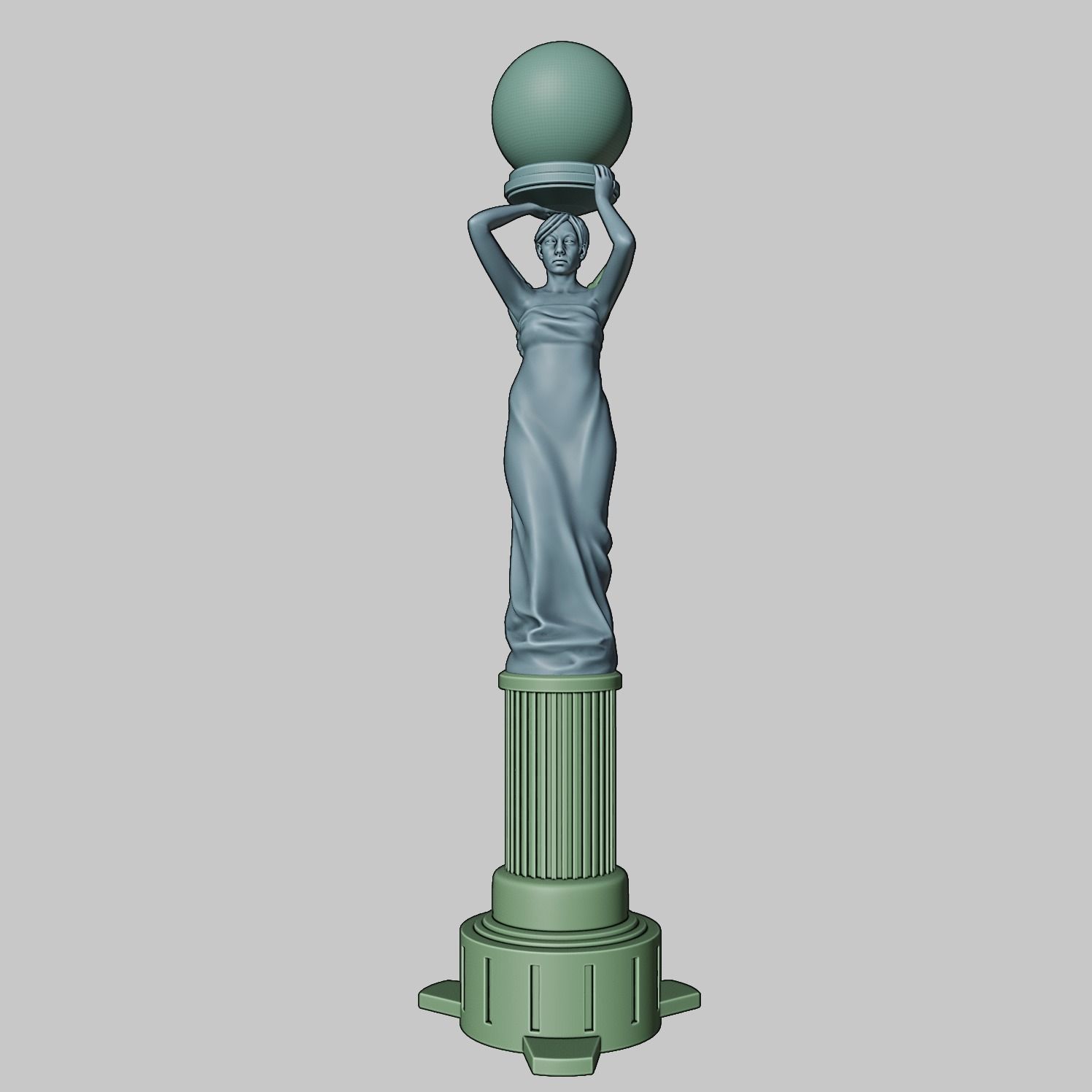 Angel Lamp Alan Wake 2 3D print model_10