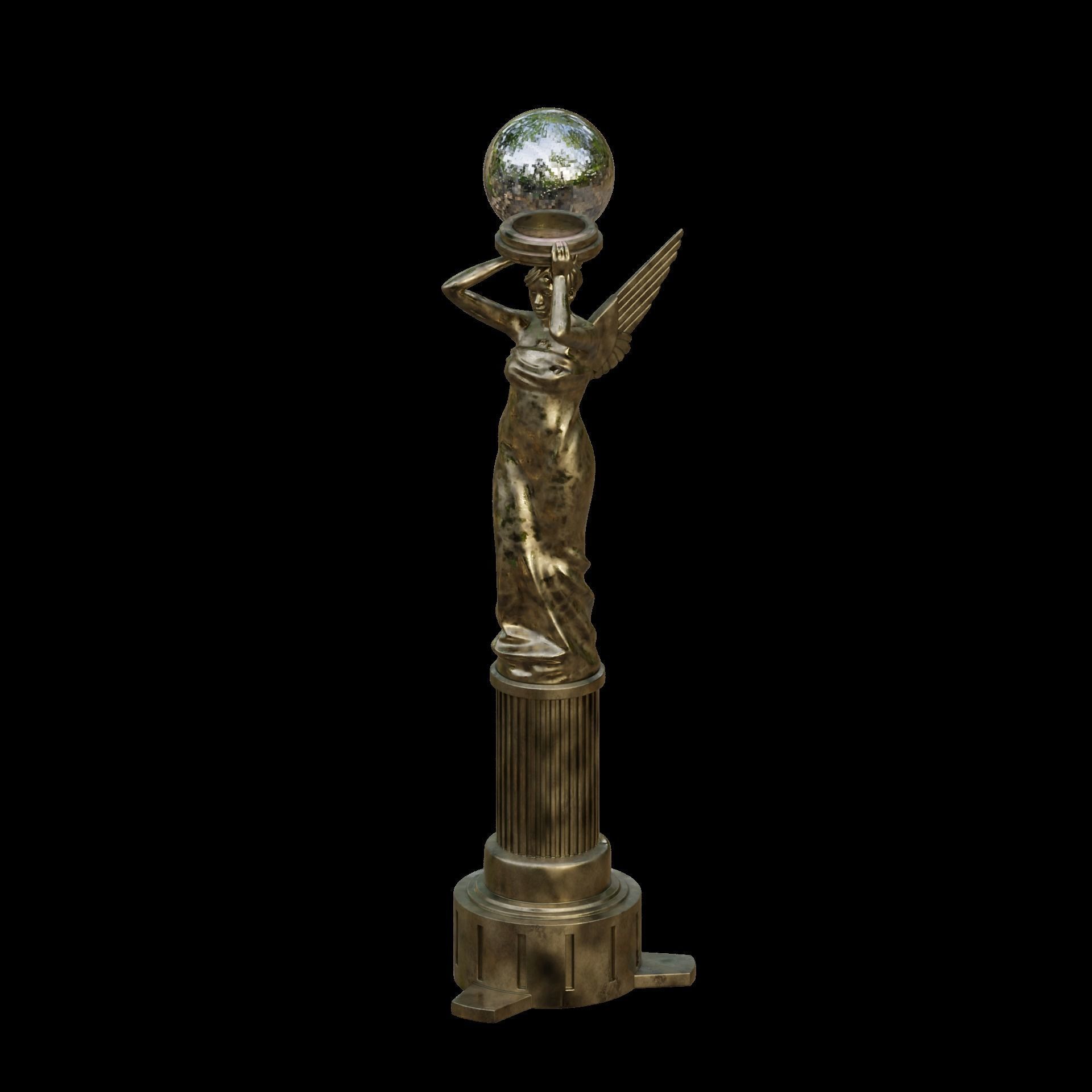 Angel Lamp Alan Wake 2 3D print model_7