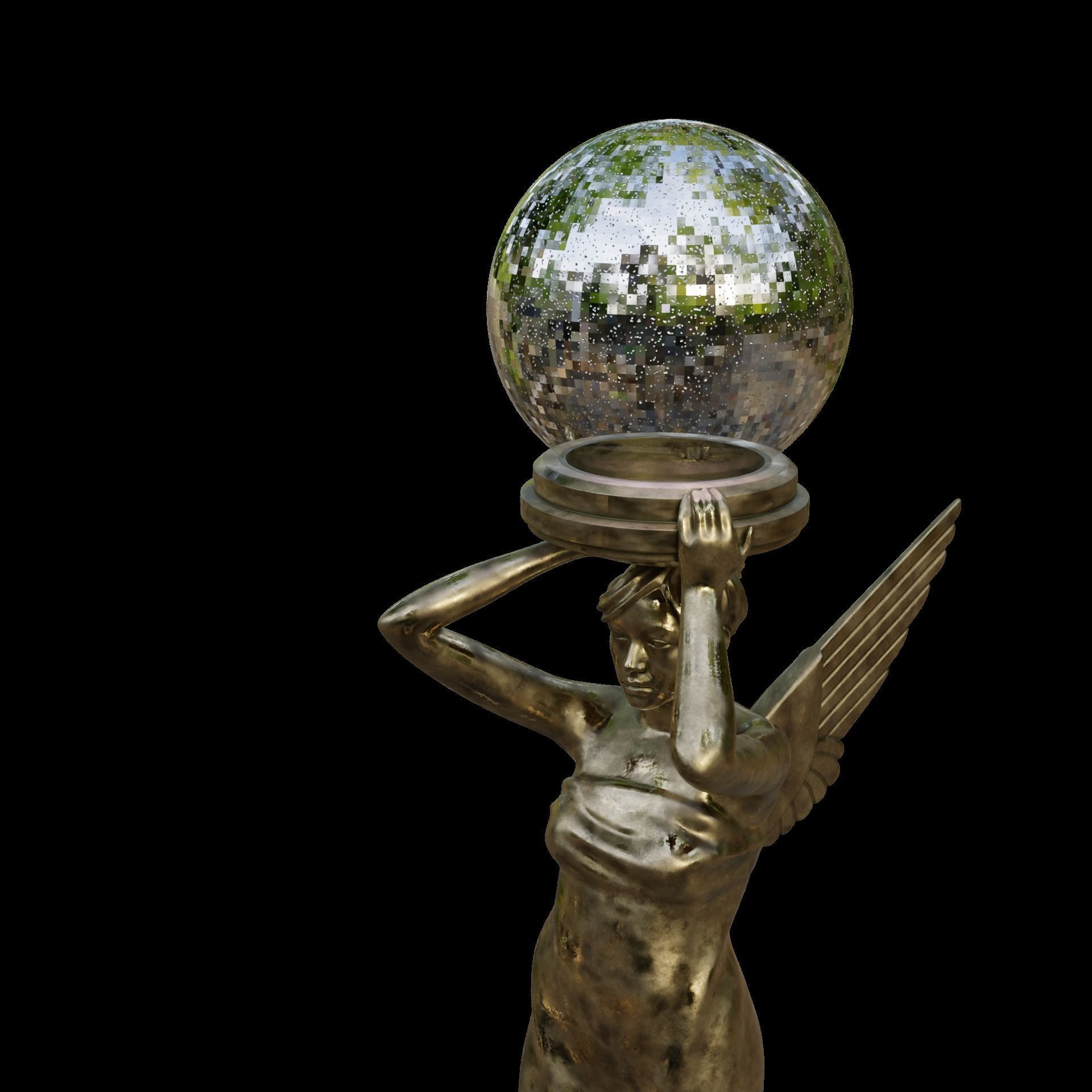 Angel Lamp Alan Wake 2 3D print model_6