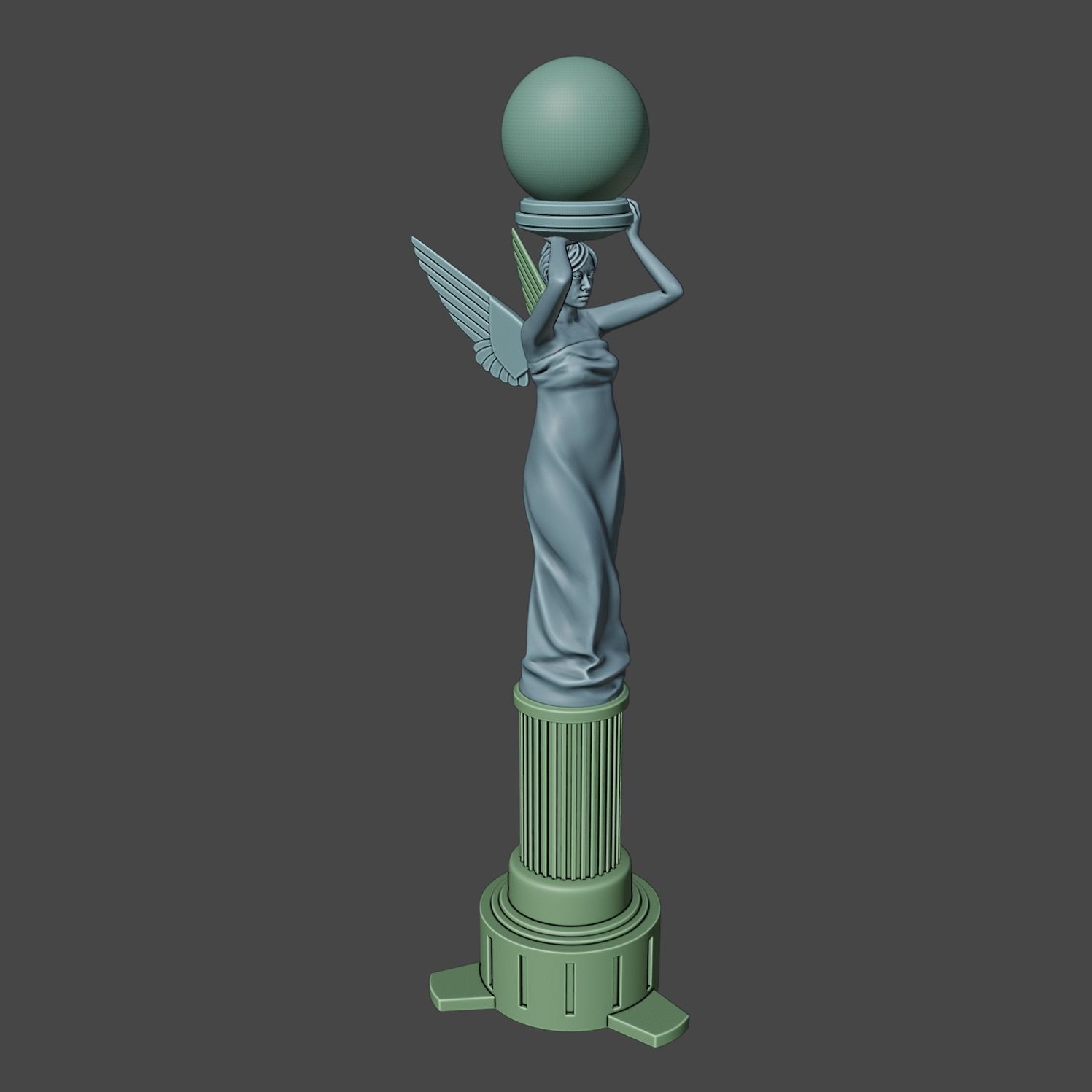 Angel Lamp Alan Wake 2 3D print model_14