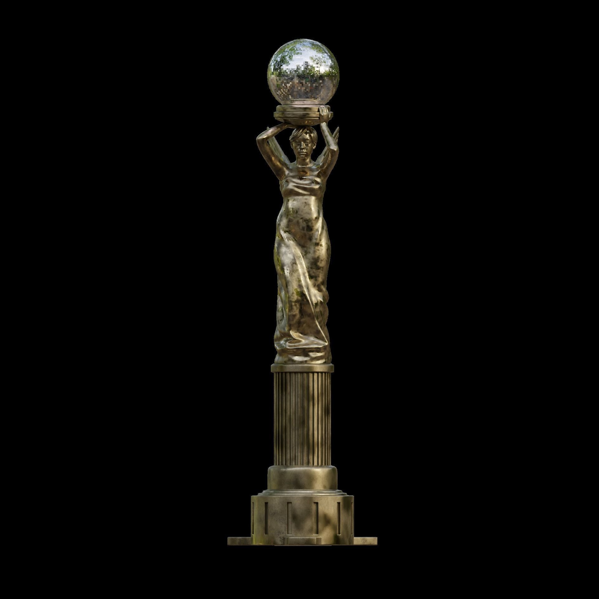 Angel Lamp Alan Wake 2 3D model 3D printable | CGTrader