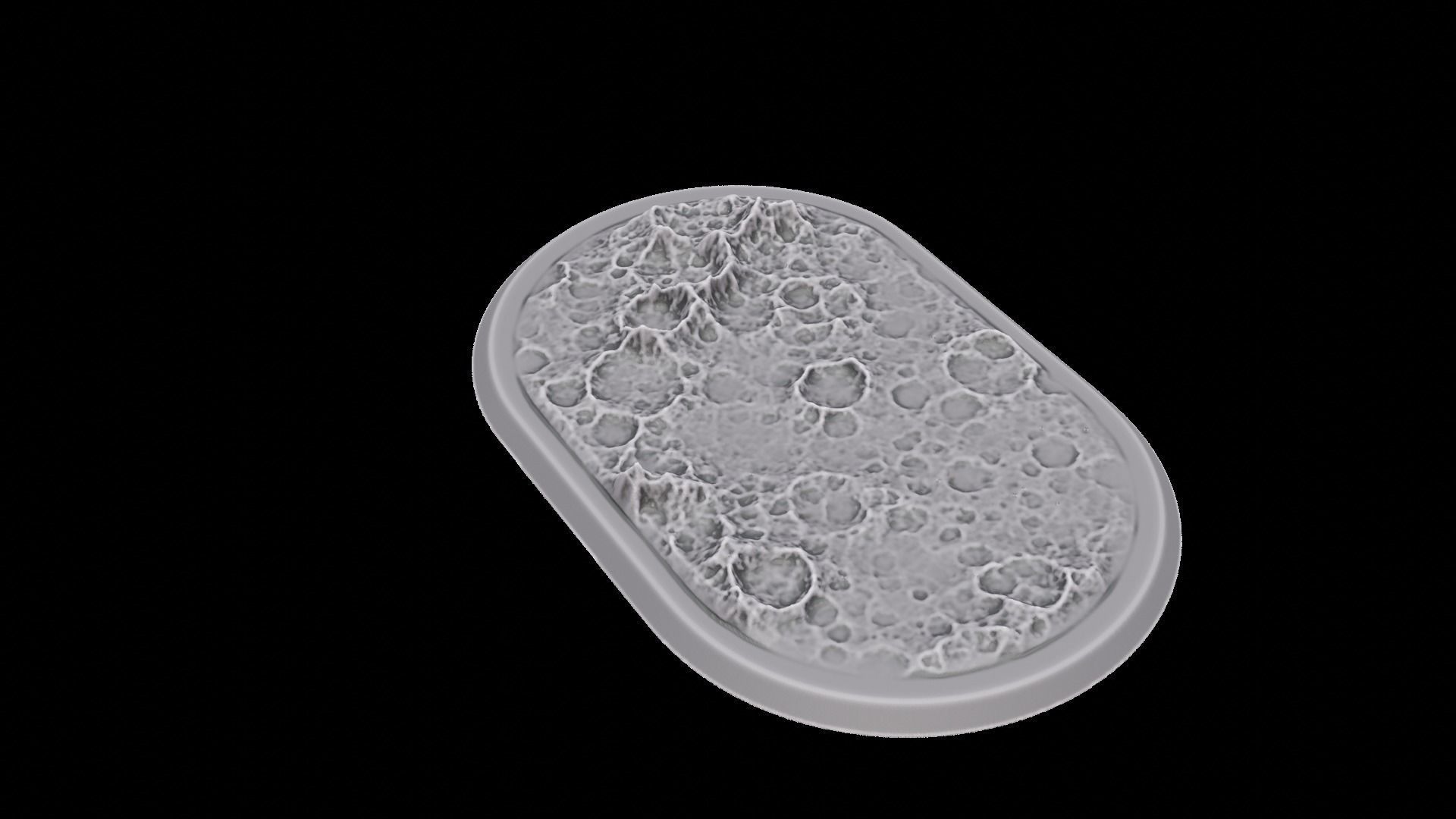 Miniature bases craters Large pack 3D print model_2