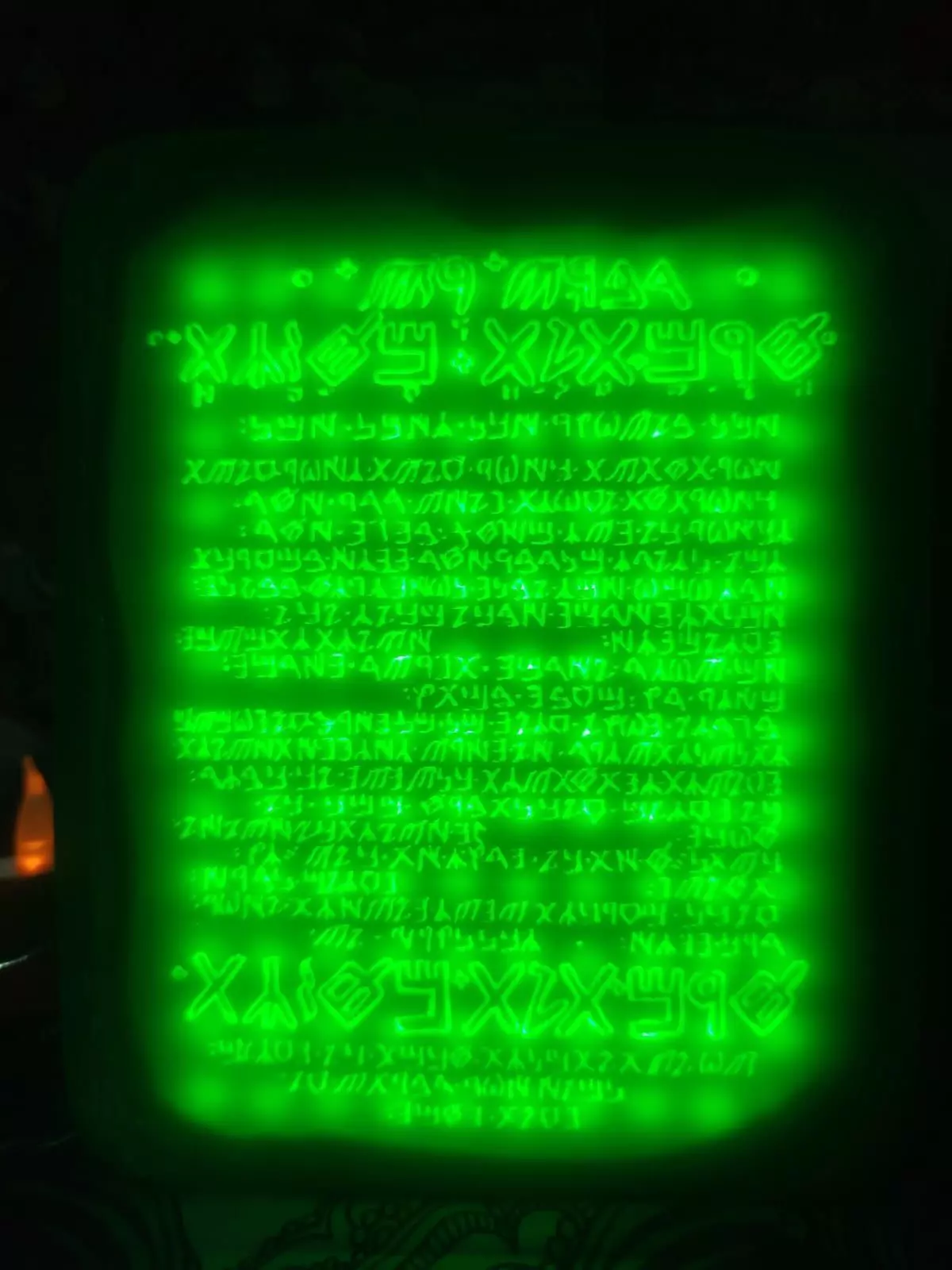 Emerald Tablet of Hermes - Illuminated - Personal License 3D print model