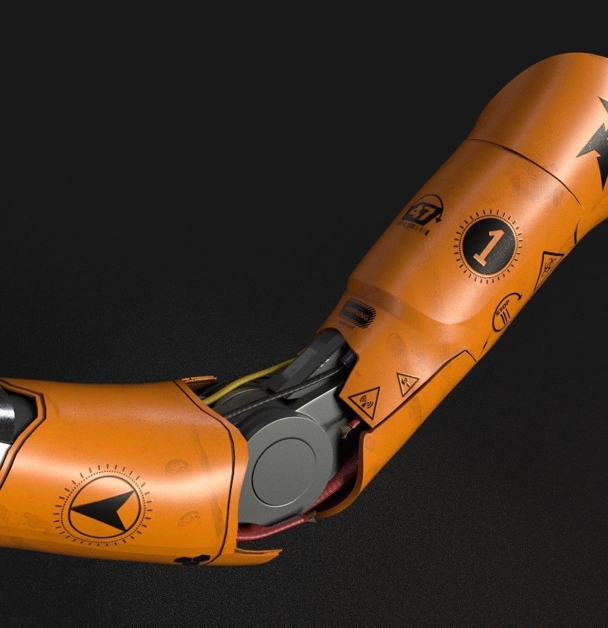 Sci-fi model Low-poly 3D model_5