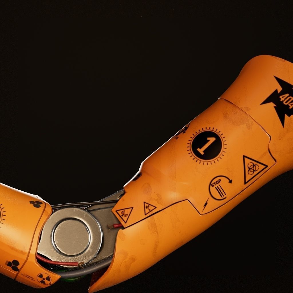 Sci-fi model Low-poly 3D model_3