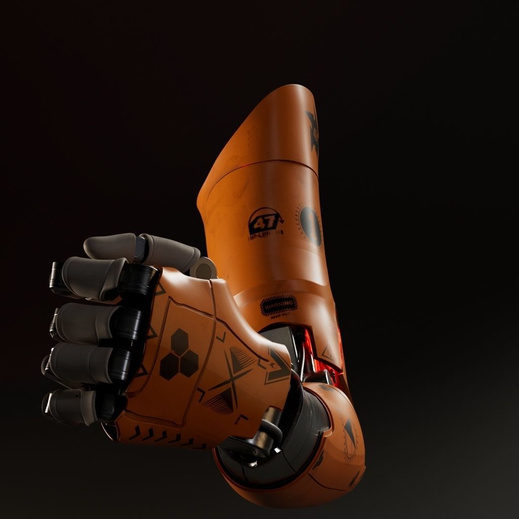 Sci-fi model Low-poly 3D model_1