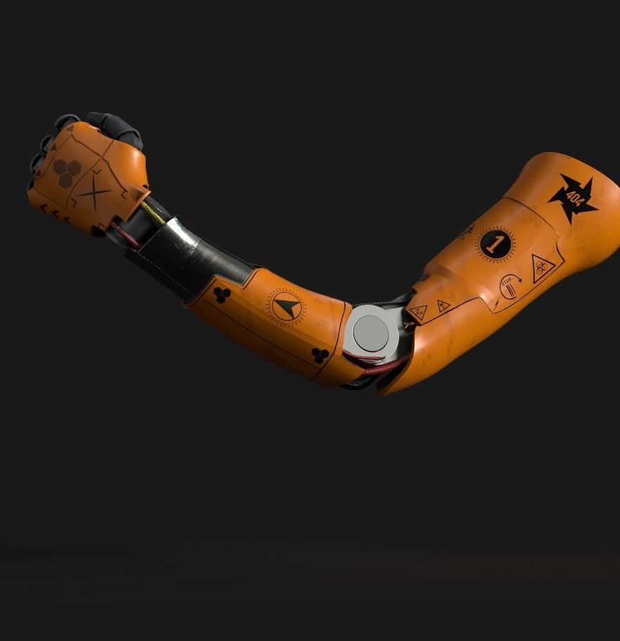 Sci-fi model Low-poly 3D model_4