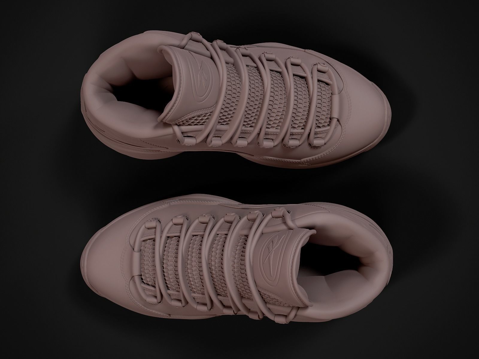 Reebok Question-retro sneaker-3d printable 3D print model_4
