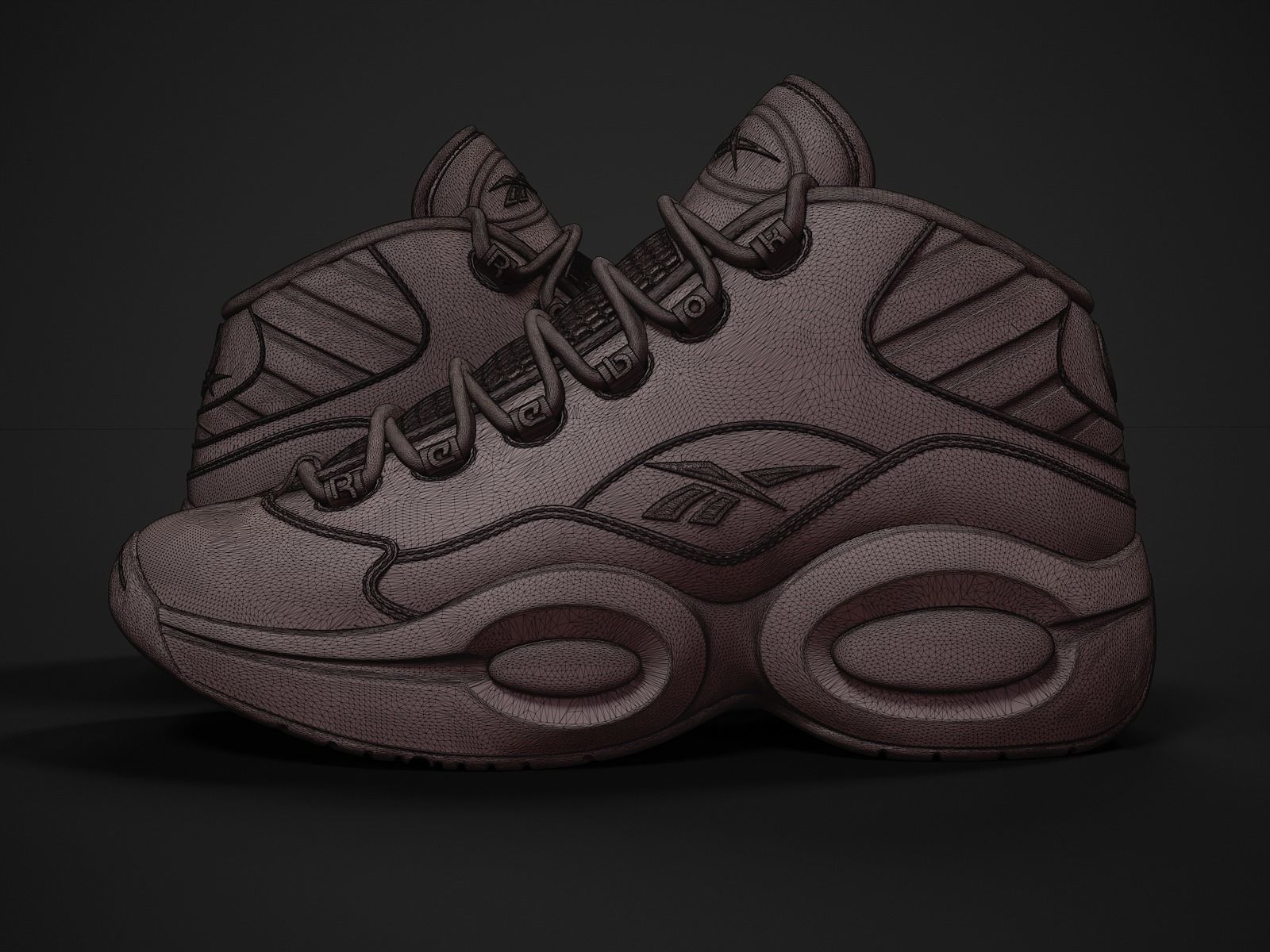Reebok Question-retro sneaker-3d printable 3D print model_7