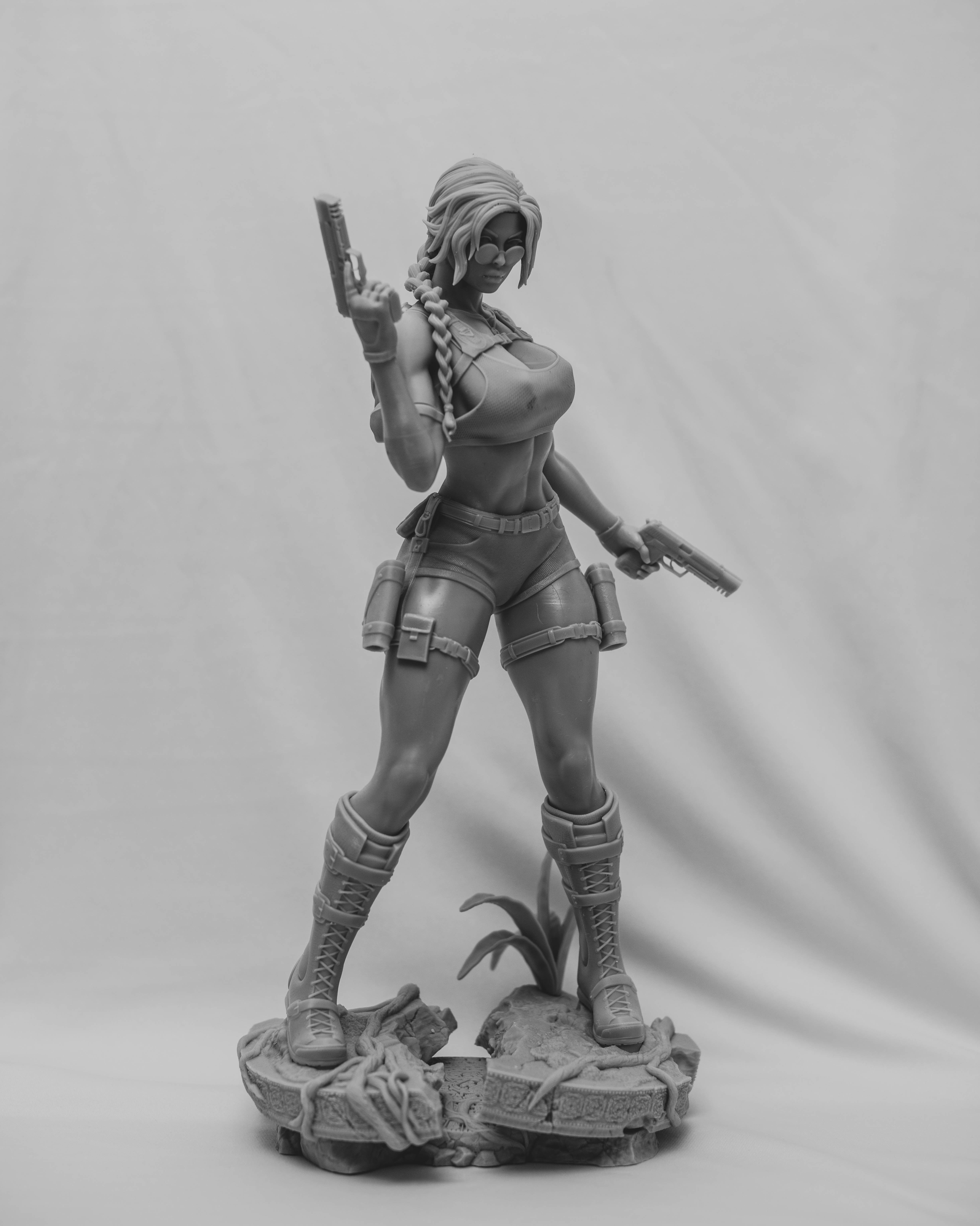 Lara Croft 3D print model_2