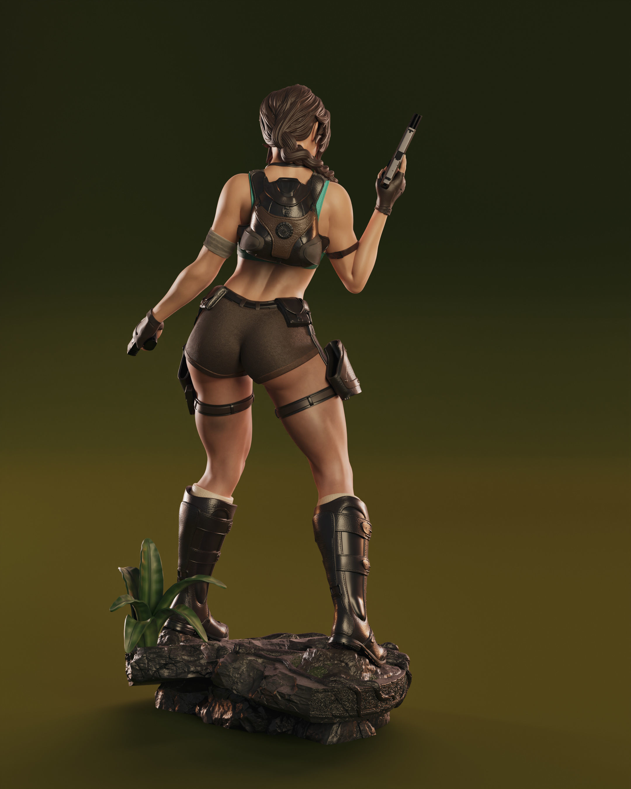 Lara Croft 3D print model_6