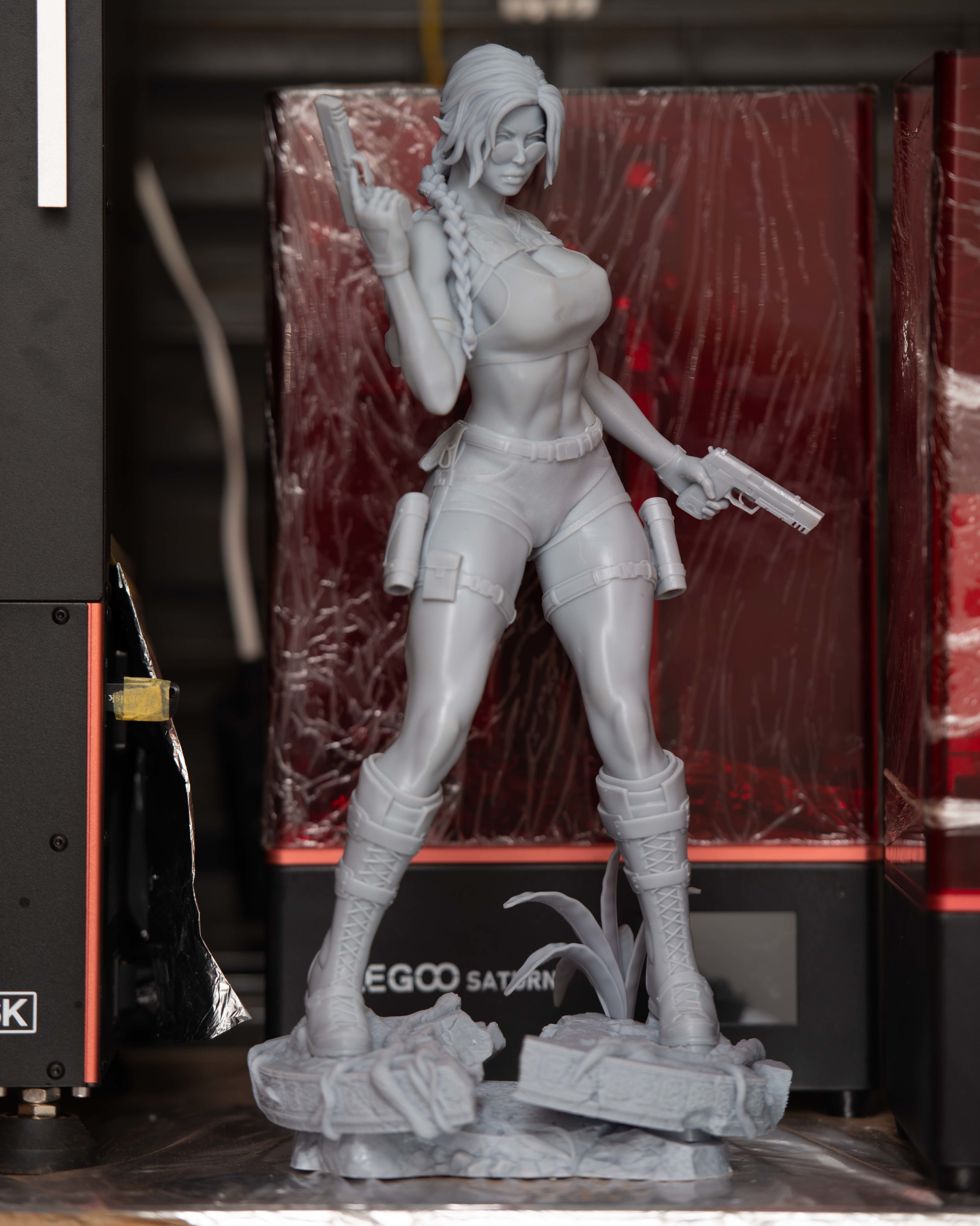 Lara Croft 3D print model_1