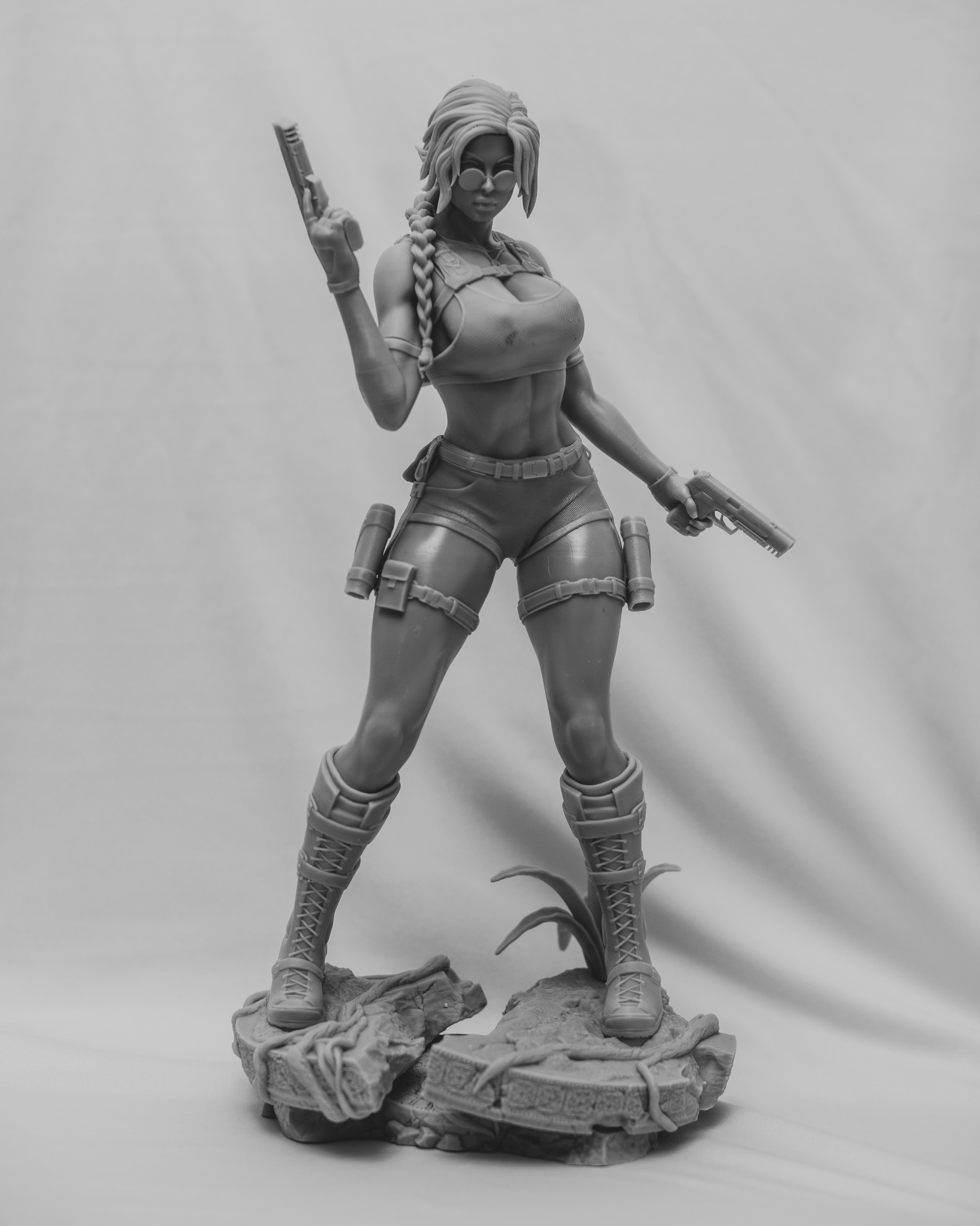 Lara Croft 3D print model_3