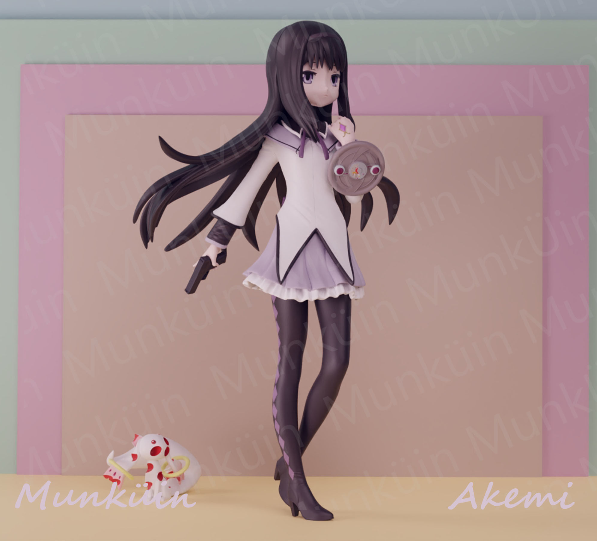 Fan Art Akemi Homura 3D print model_4