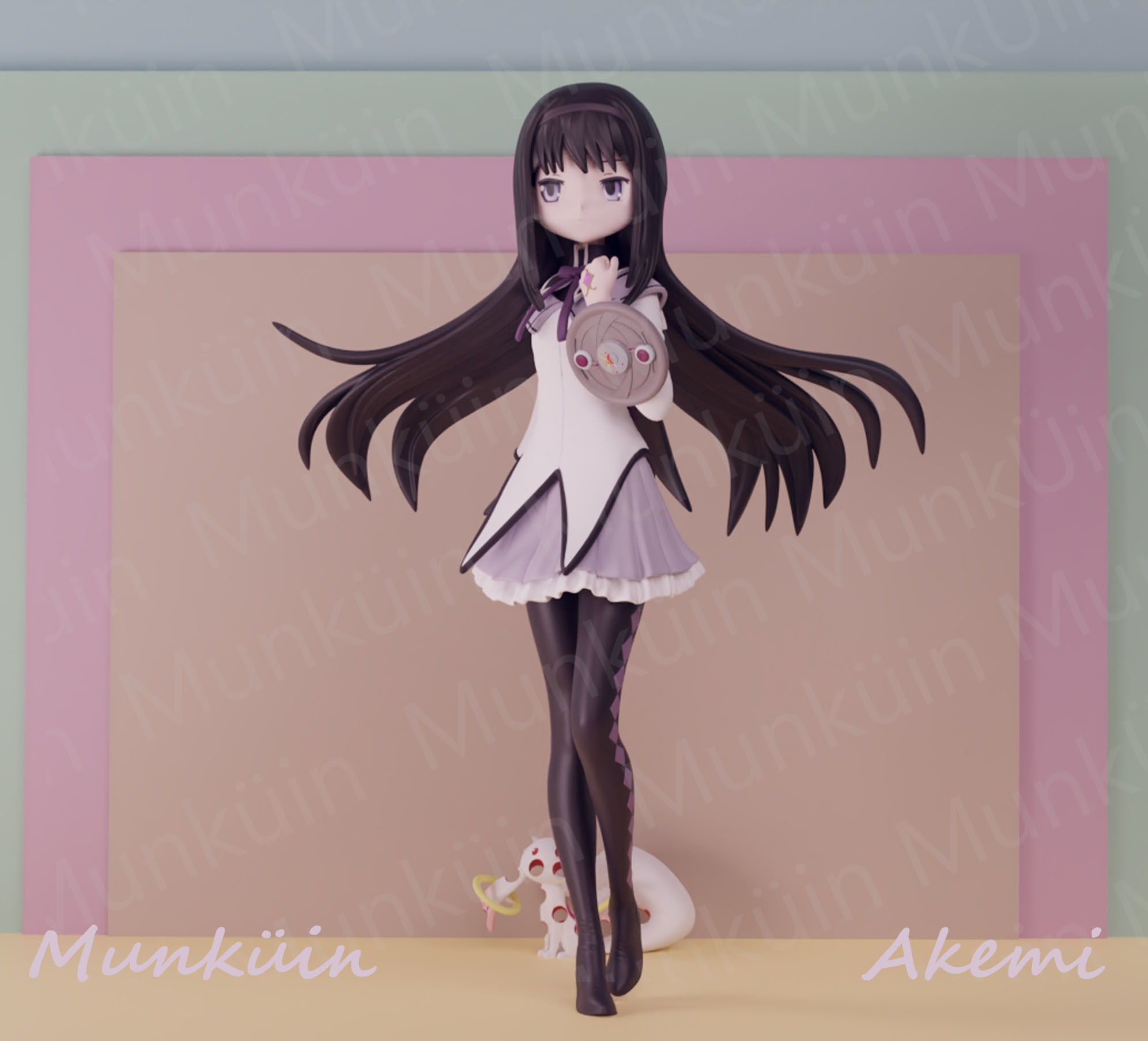 Fan Art Akemi Homura 3D print model_2