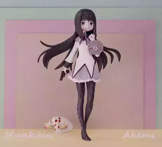 Fan Art Akemi Homura 3D print model