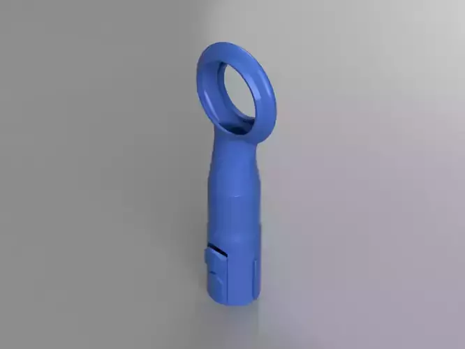 Dyson V8 Filter Cleaner attachment reverse flow purge 3D print model