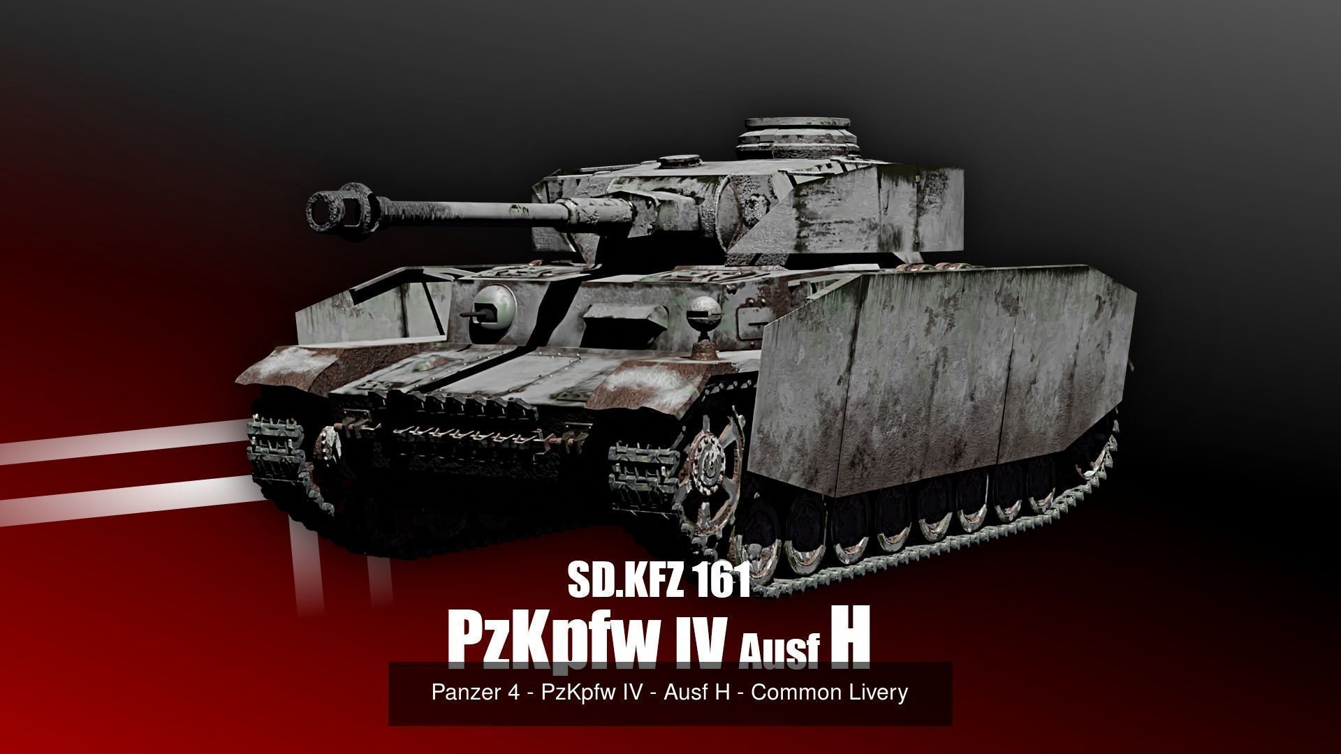 Panzer 4 - PzKpfw IV - Ausf G H - Full Package 3D Model Collection_5