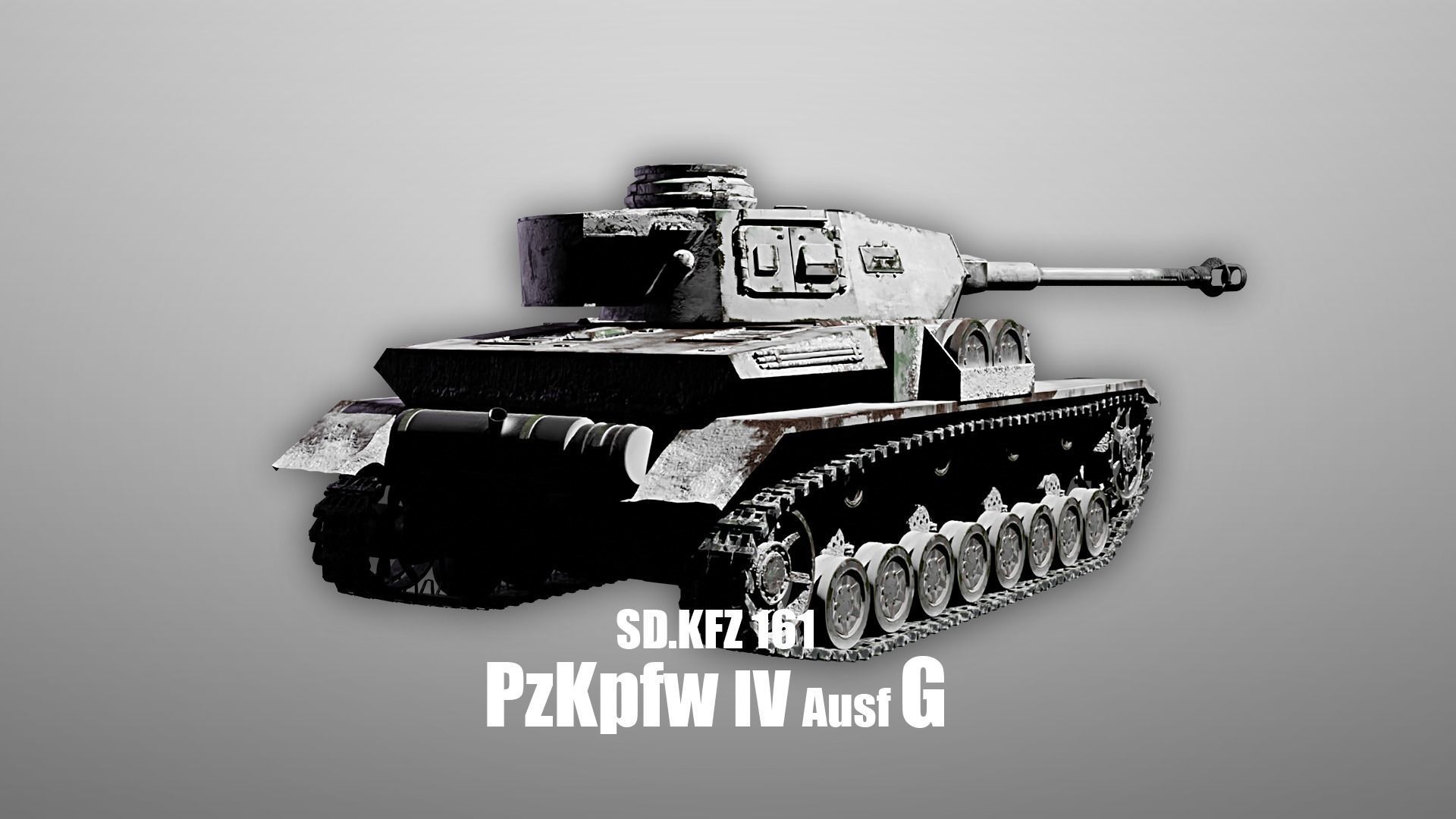 Panzer 4 - PzKpfw IV - Ausf G H - Full Package 3D Model Collection_9
