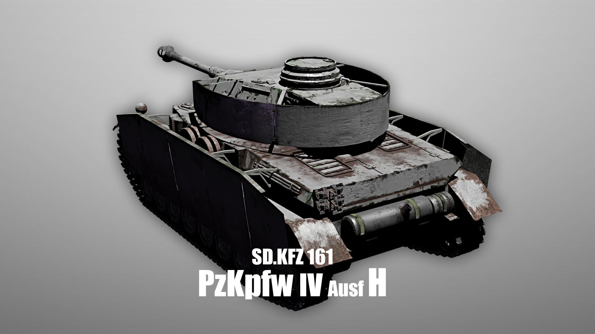 Panzer 4 - PzKpfw IV - Ausf G H - Full Package 3D Model Collection_15