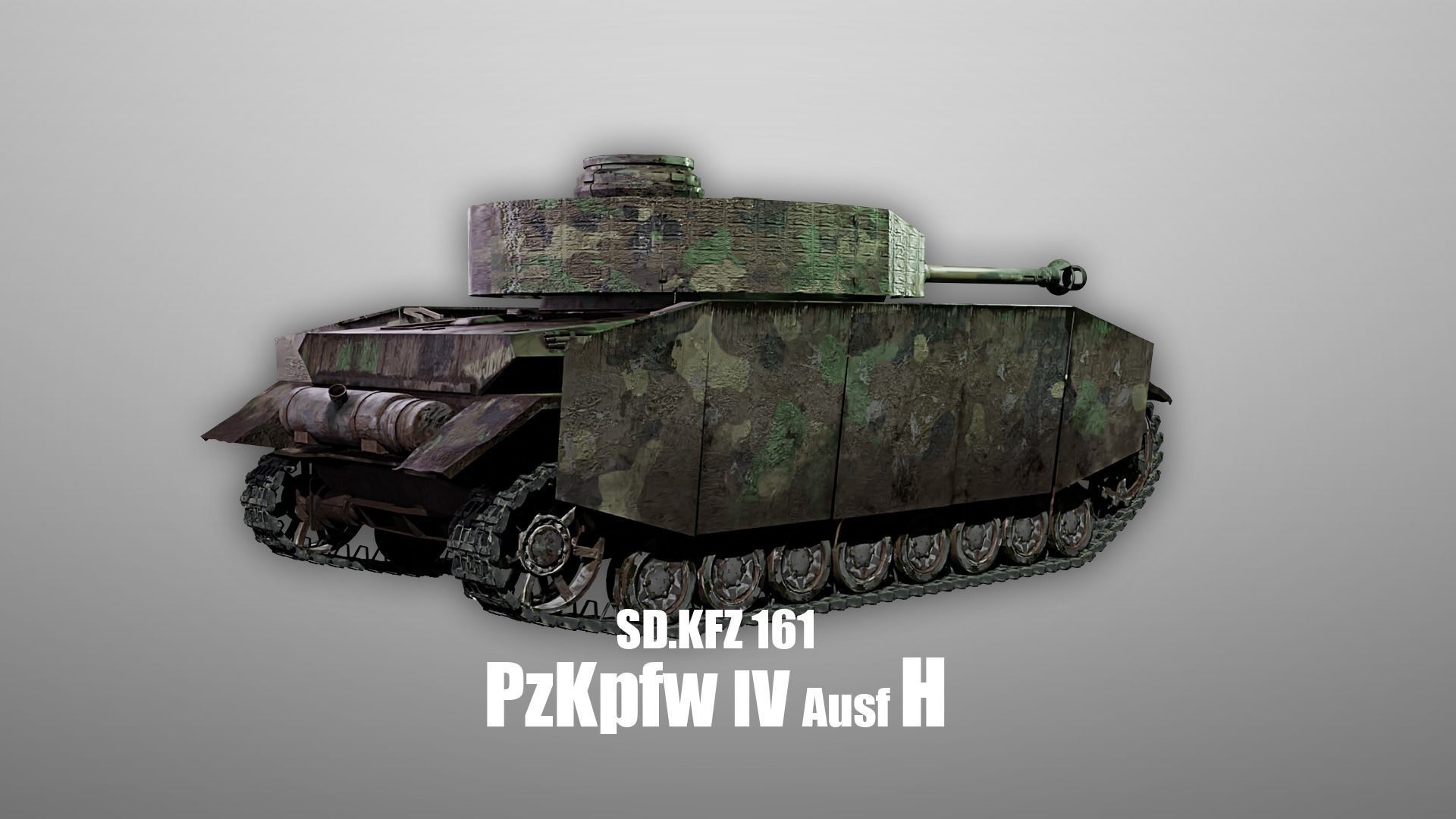 Panzer 4 - PzKpfw IV - Ausf G H - Full Package 3D Model Collection_13