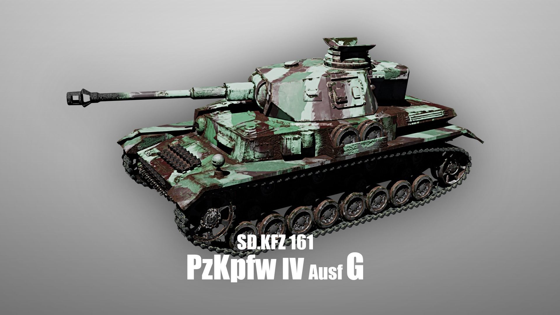 Panzer 4 - PzKpfw IV - Ausf G H - Full Package 3D Model Collection_10
