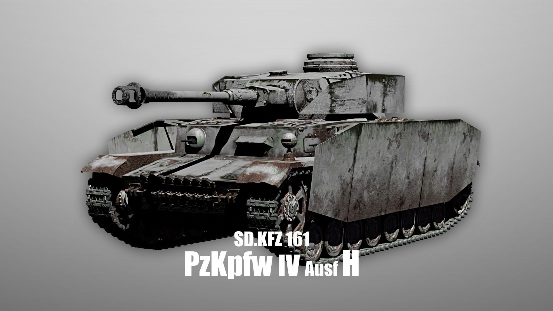 Panzer 4 - PzKpfw IV - Ausf G H - Full Package 3D Model Collection_14