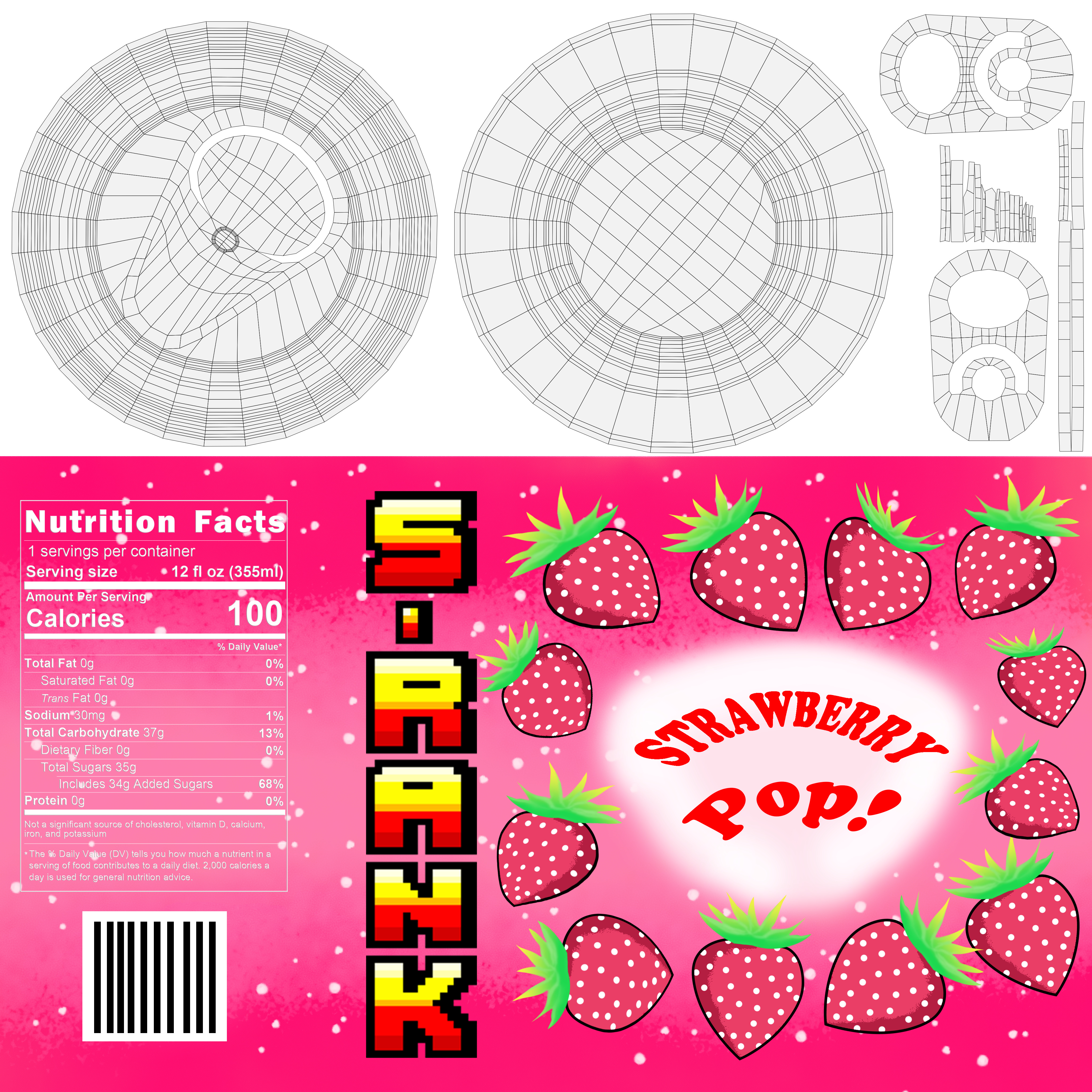 Standard Soda Can 3D model_6