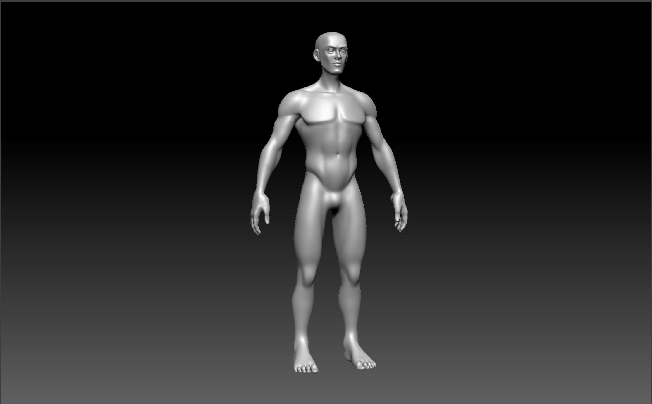 Man Model 3D model_1