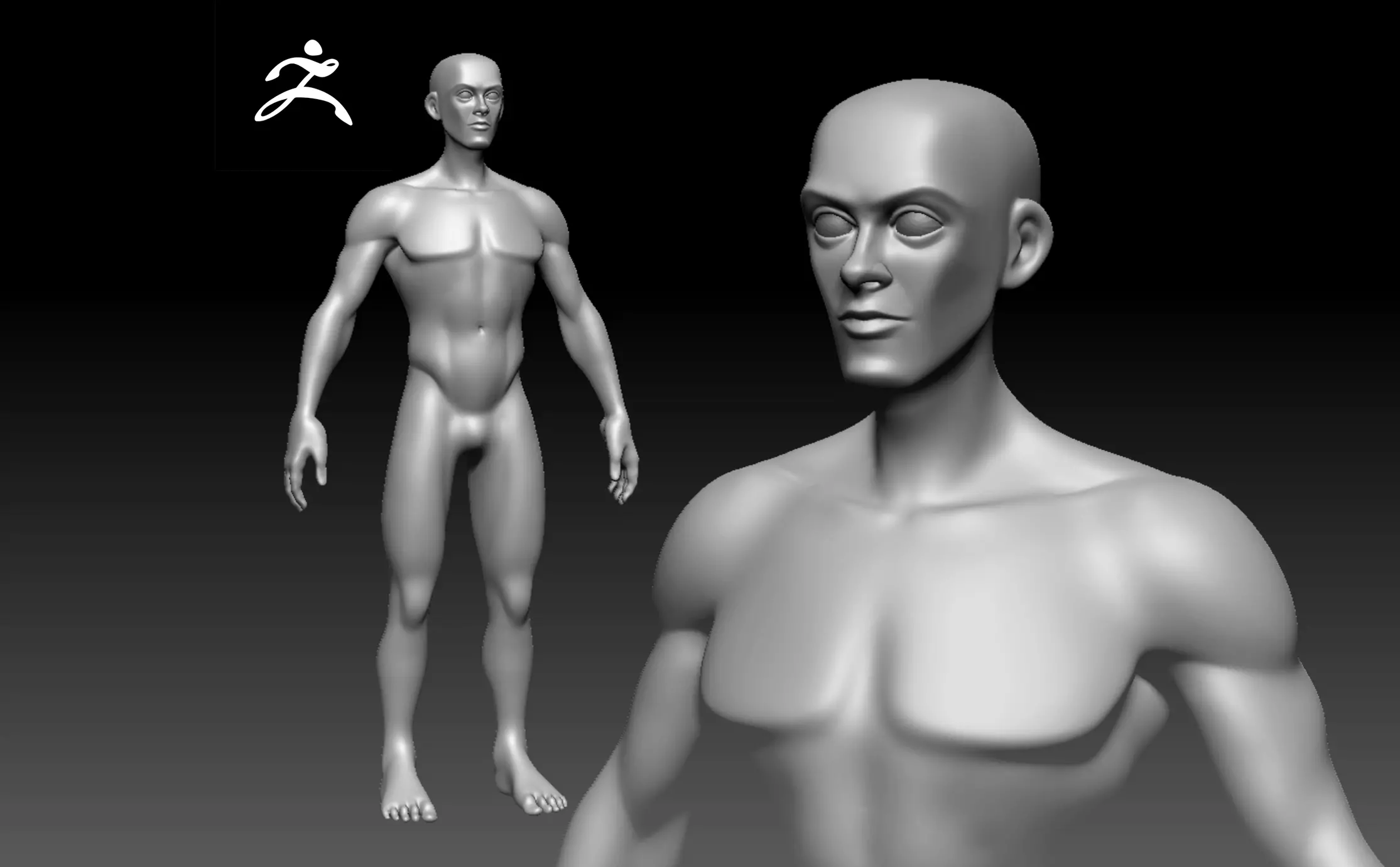 Man Model 3D model_0